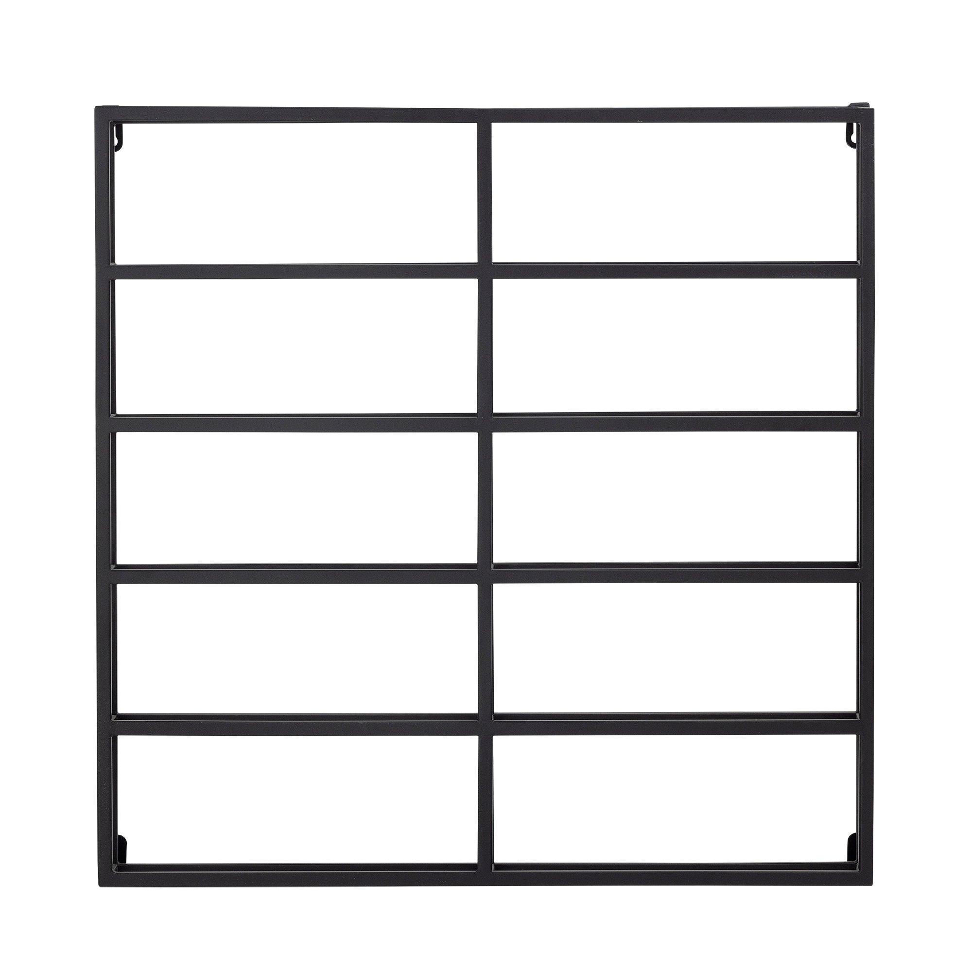 Bloomingville Magne wine rack, black, metal