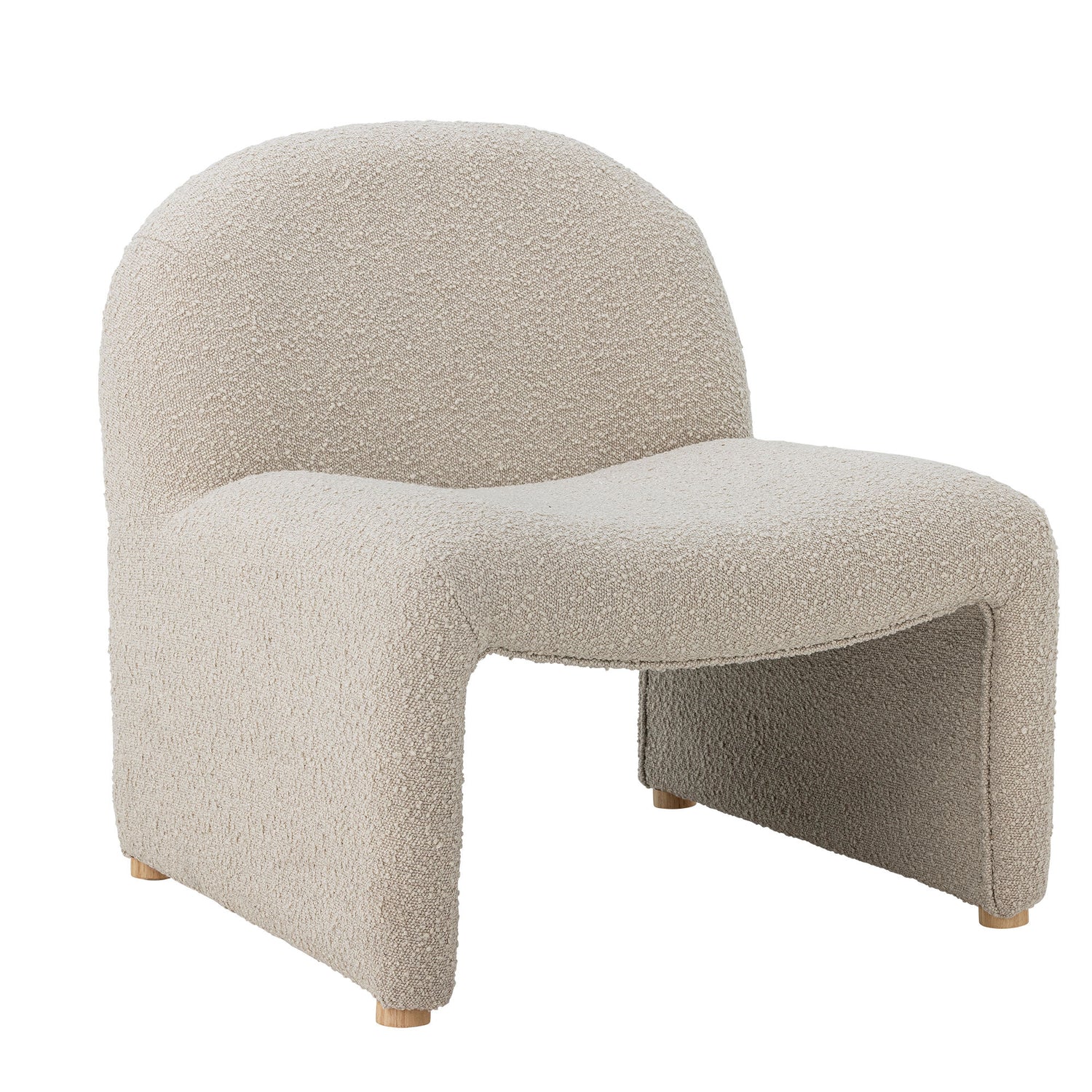 Bloomingville Neel Lounge chair, nature, polyester