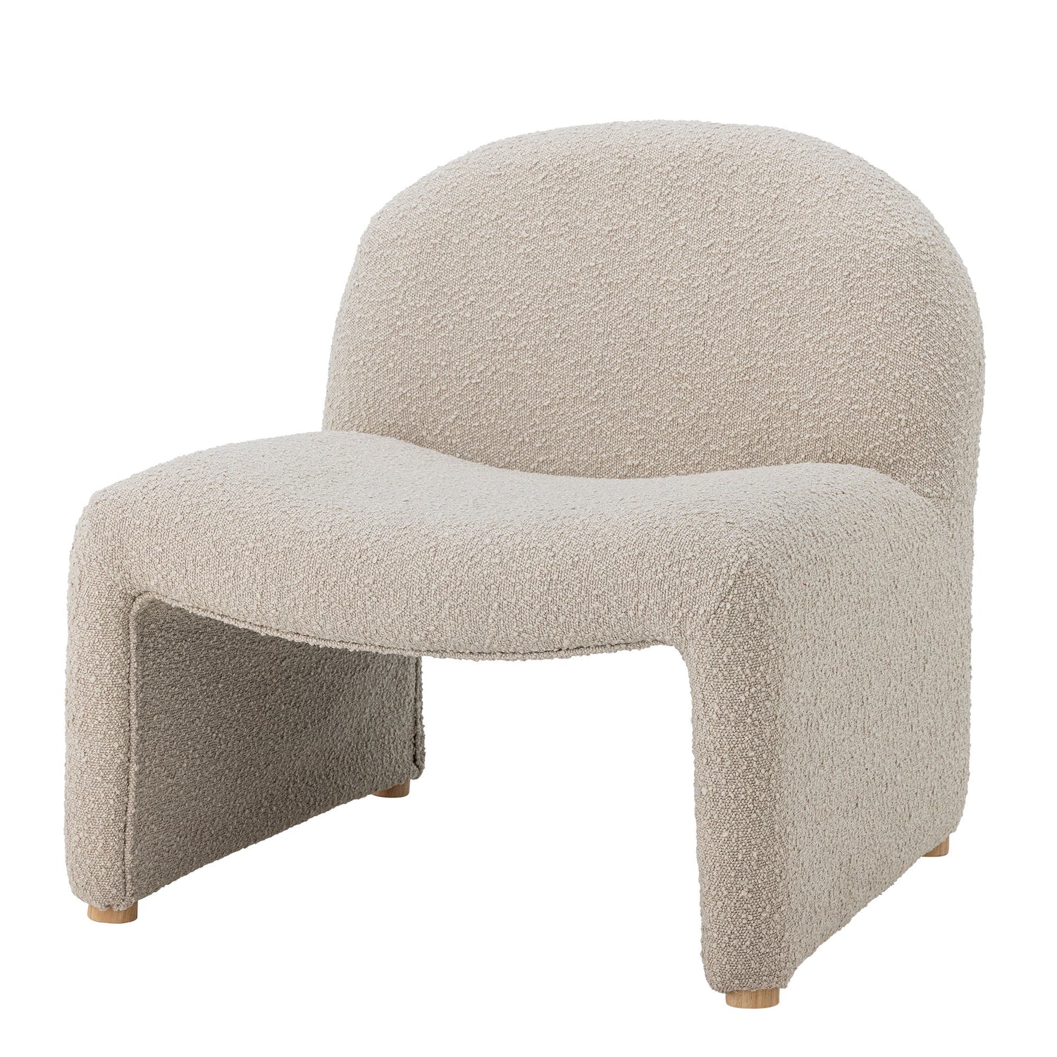 Bloomingville Neel Lounge chair, nature, polyester