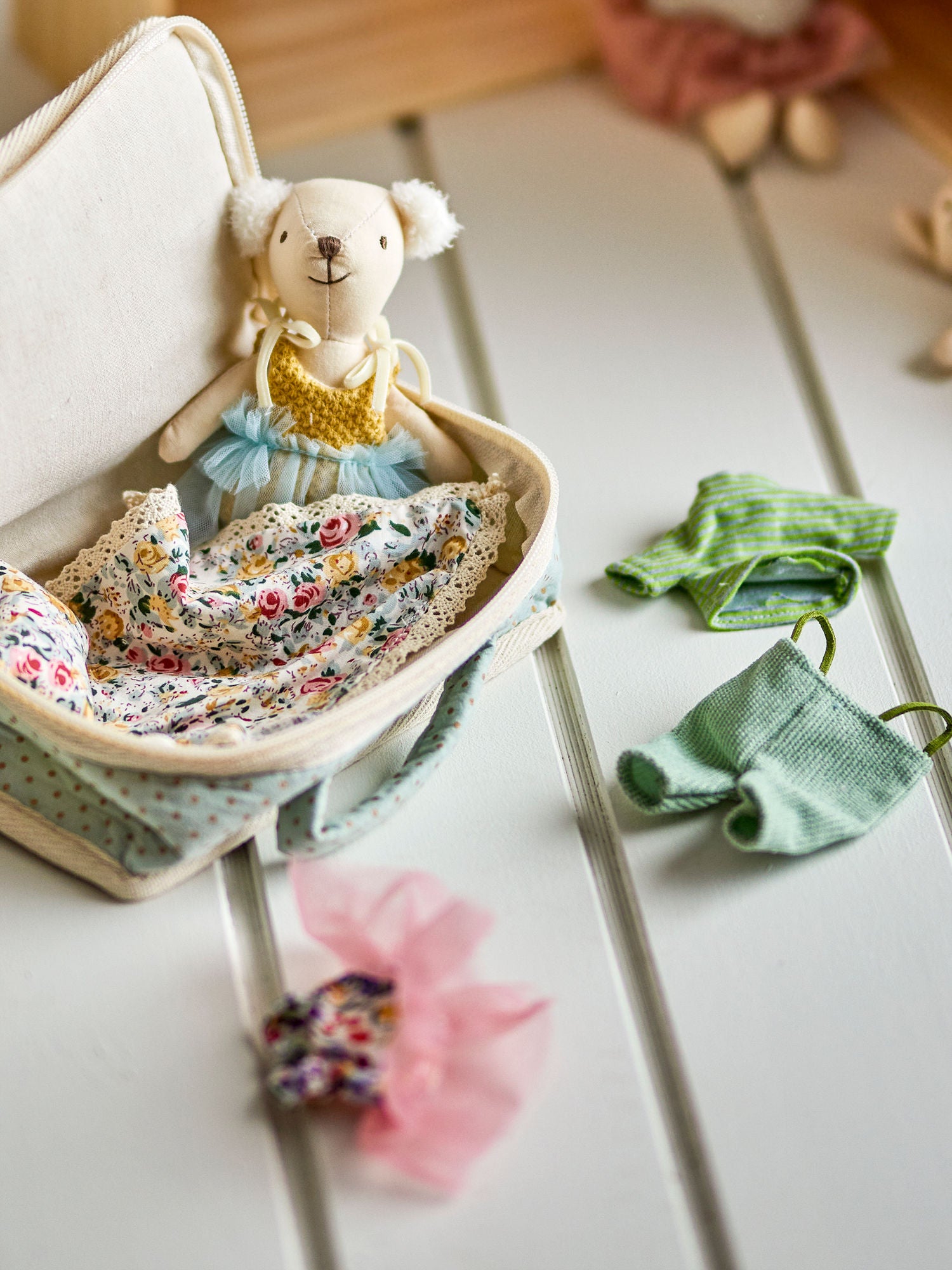 Bloomingville Mini Lara doll, brown, polyester