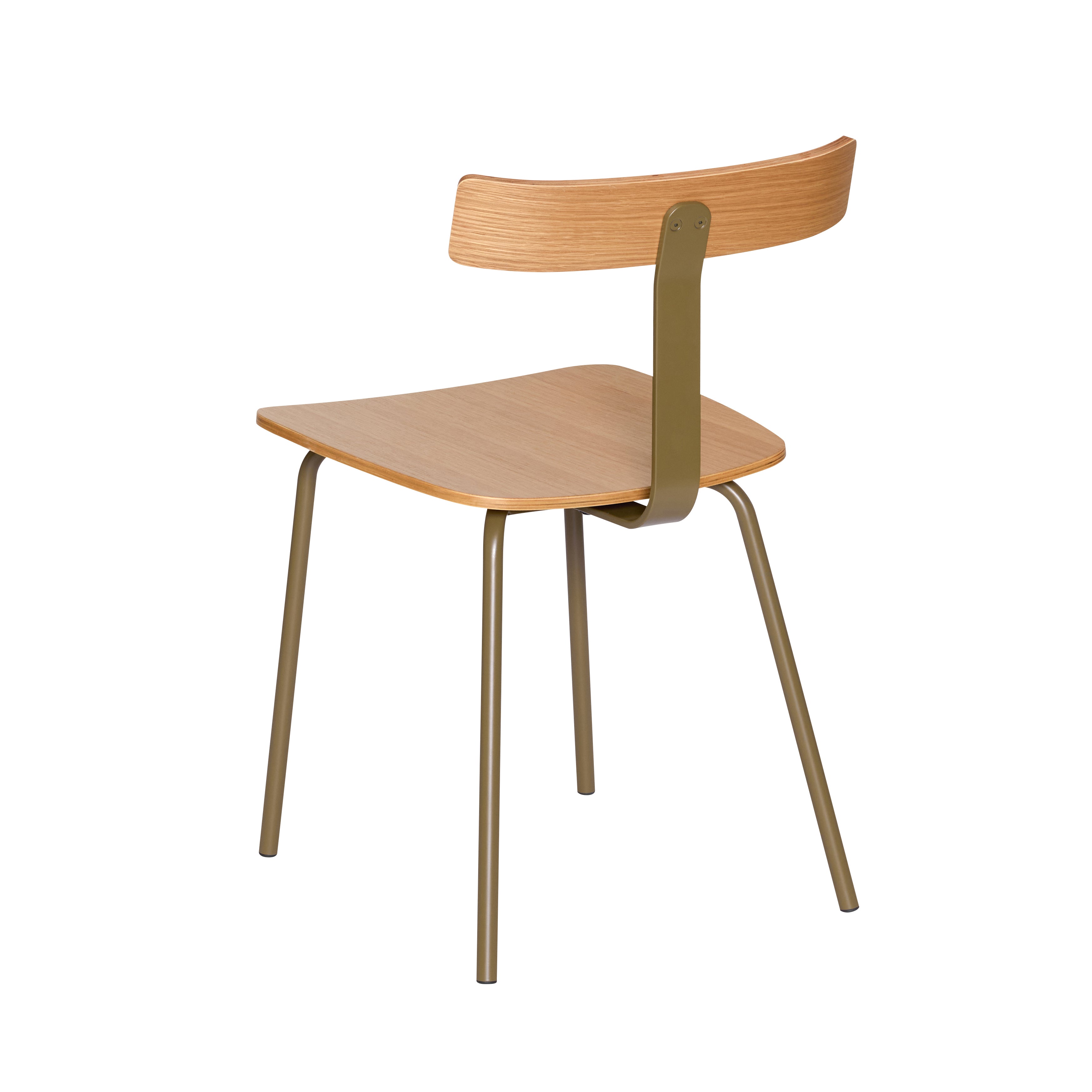 Hock Dining Chair Natural/Green - 44x48xh78cm