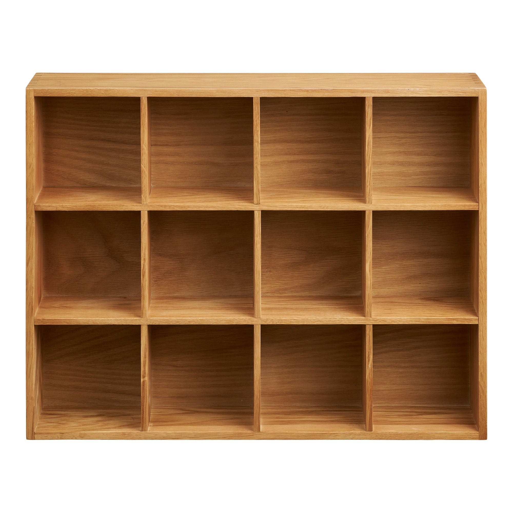 Soria wall shelf - wall shelf, oak/oak veneer, nature 39x11x51 cm