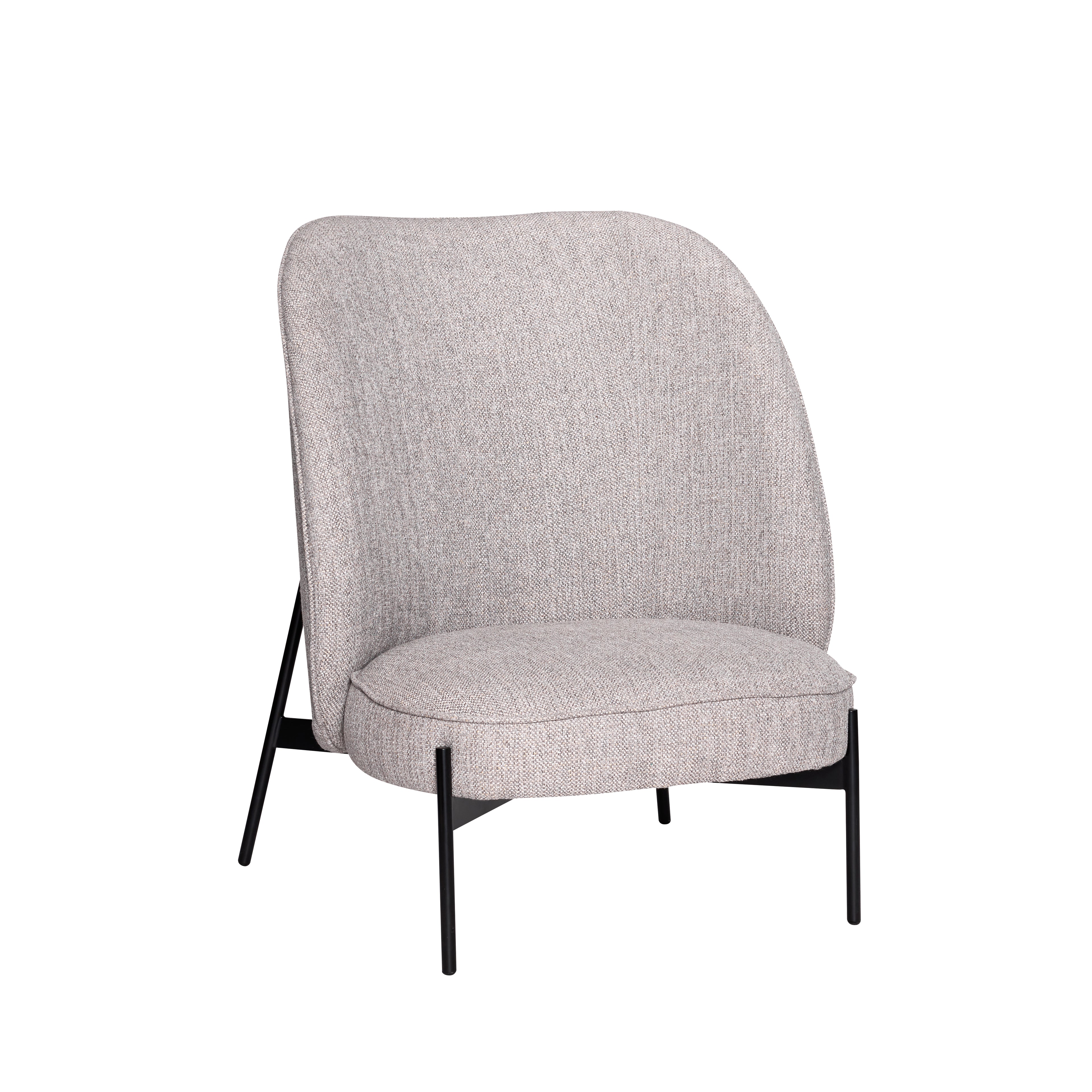 Area Lounge chair Light gray - 85x82xH102cm