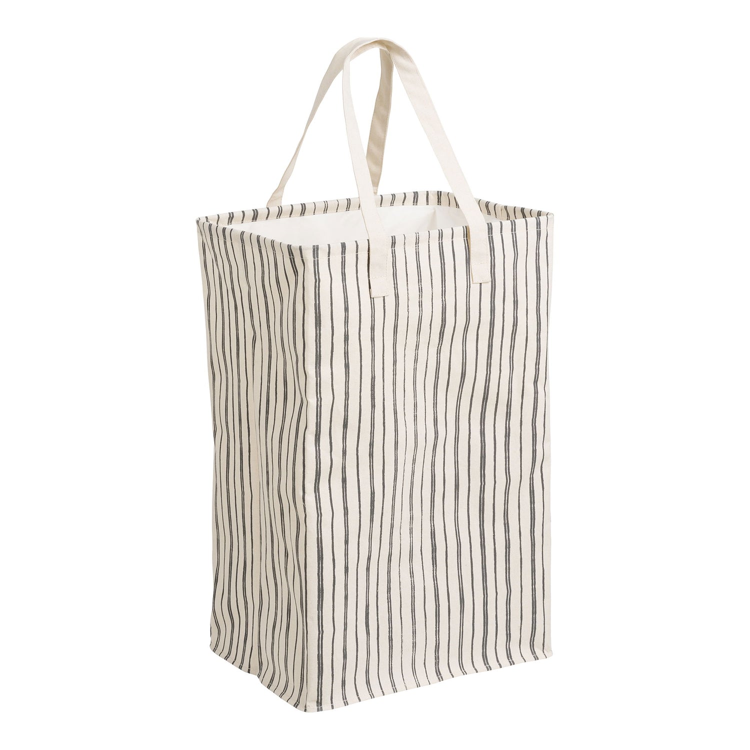 Argos laundry basket - laundry basket, fabric, beige/black 38x28x58 cm