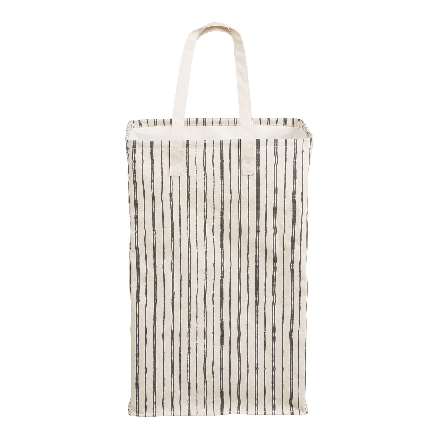 Argos laundry basket - laundry basket, fabric, beige/black 38x28x58 cm