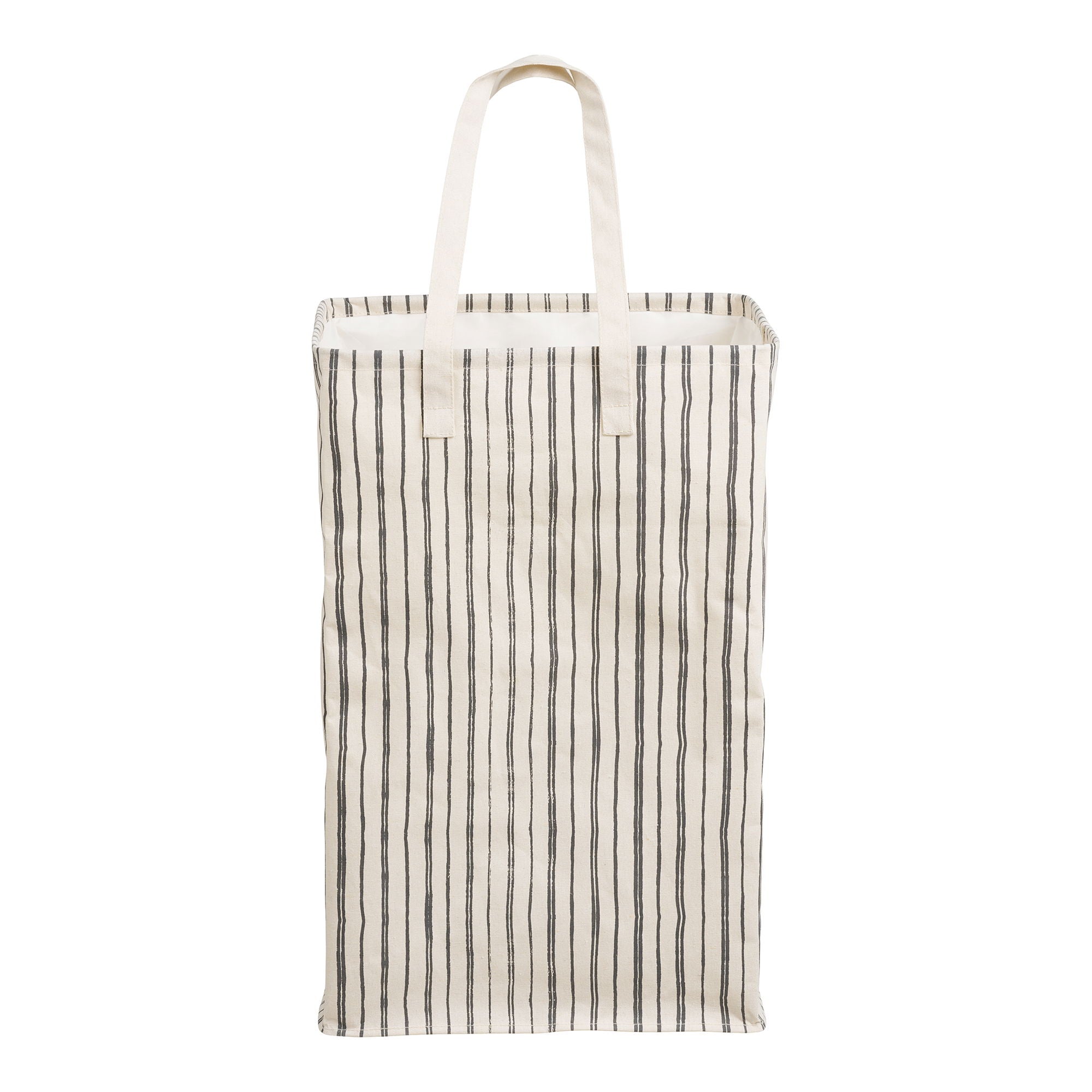 Argos laundry basket - laundry basket, fabric, beige/black 38x28x58 cm