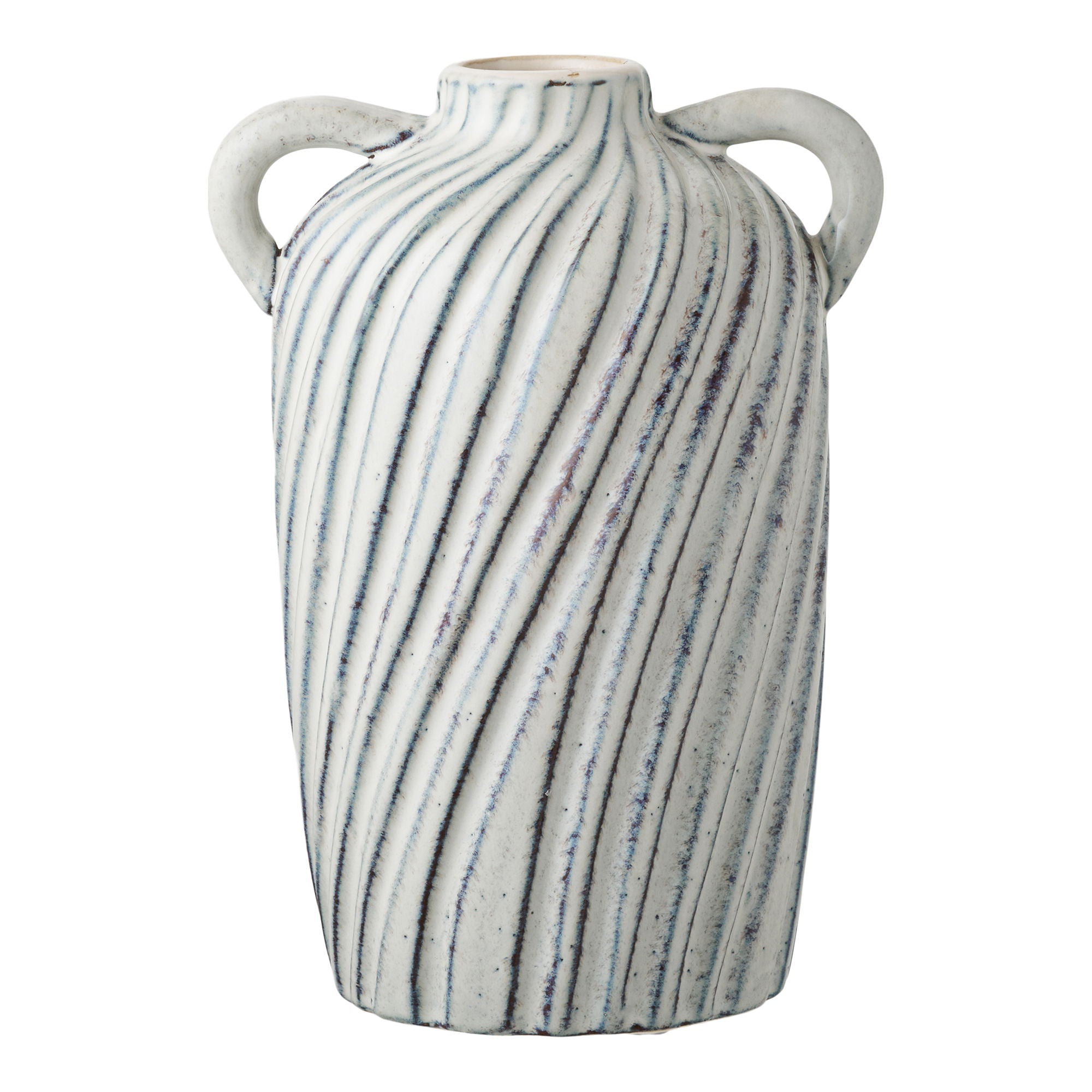 Vase - Vase, Ceramics, Blue 15.5x14x22 cm