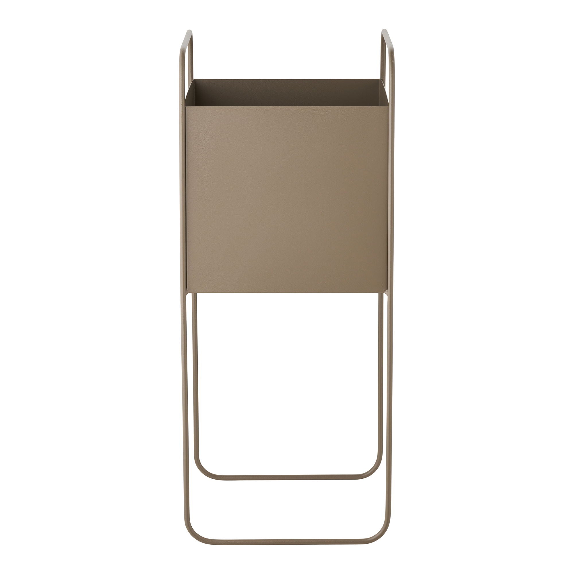 Herb Pot - Herbal Pot, Steel, Brown 22.5x22,5x54 cm