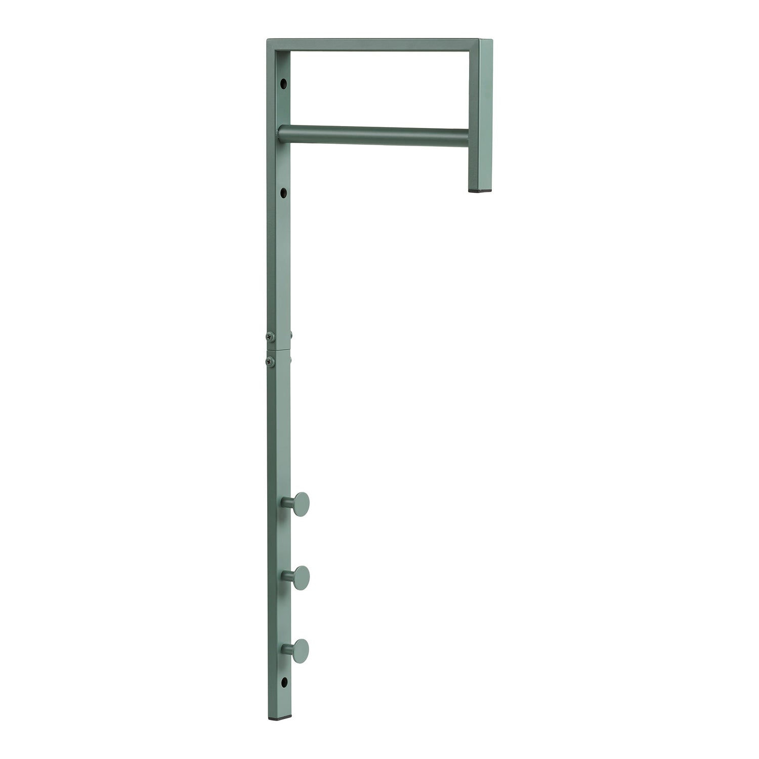Trento clothing rack - clothing rack, metal, green 3x30x82 cm