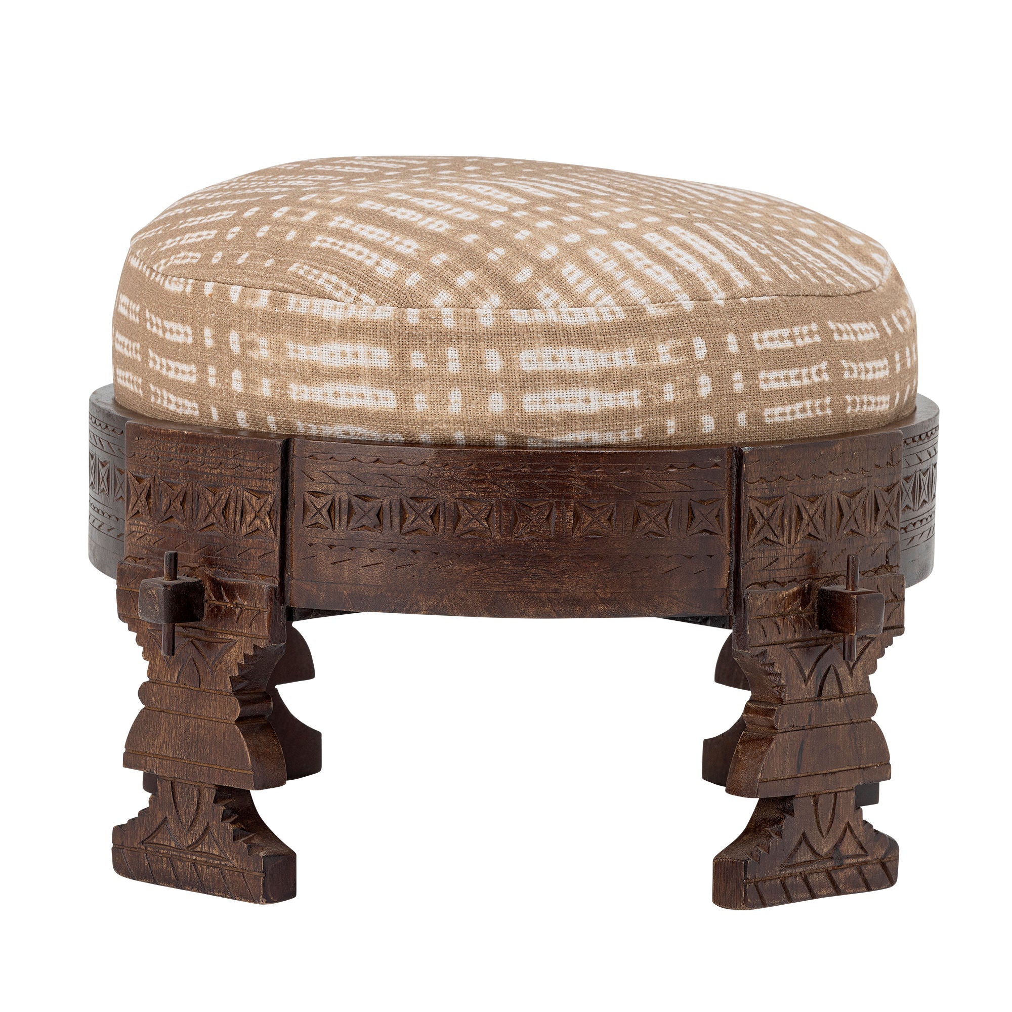 Creative Collection Paloma stool, brown, mango