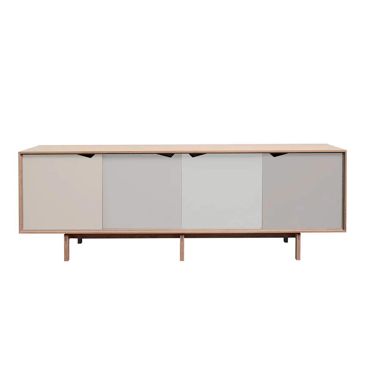 Exhibition Model - Andersen Furniture - S1 Sideboard - L200XD50XH68 cm - Oak/soap with multicolored doors