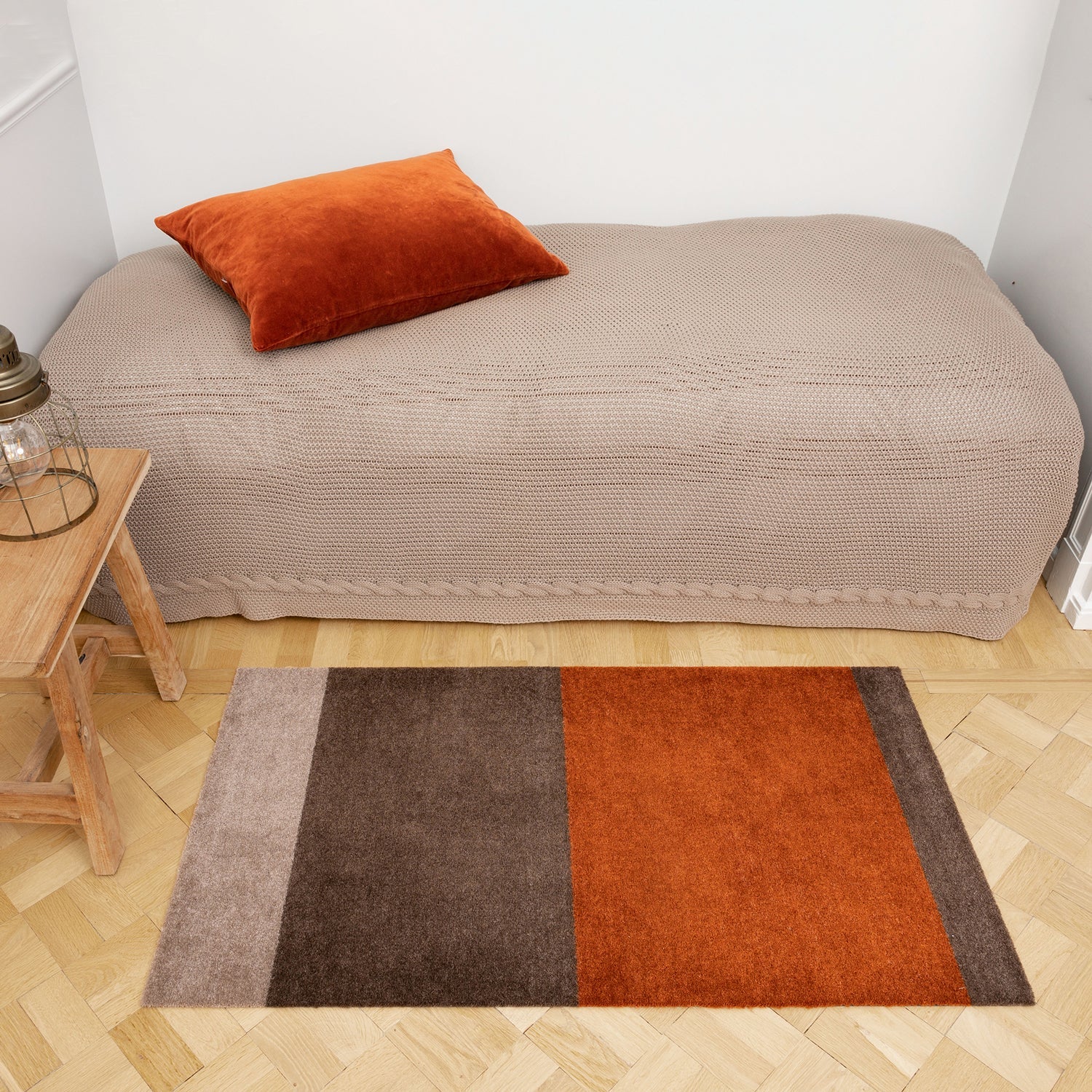 STRIPES HORISONTAL - SAND/BRUN/TERRAKOTTA - Tica Copenhagen - DesignGaragen.dk