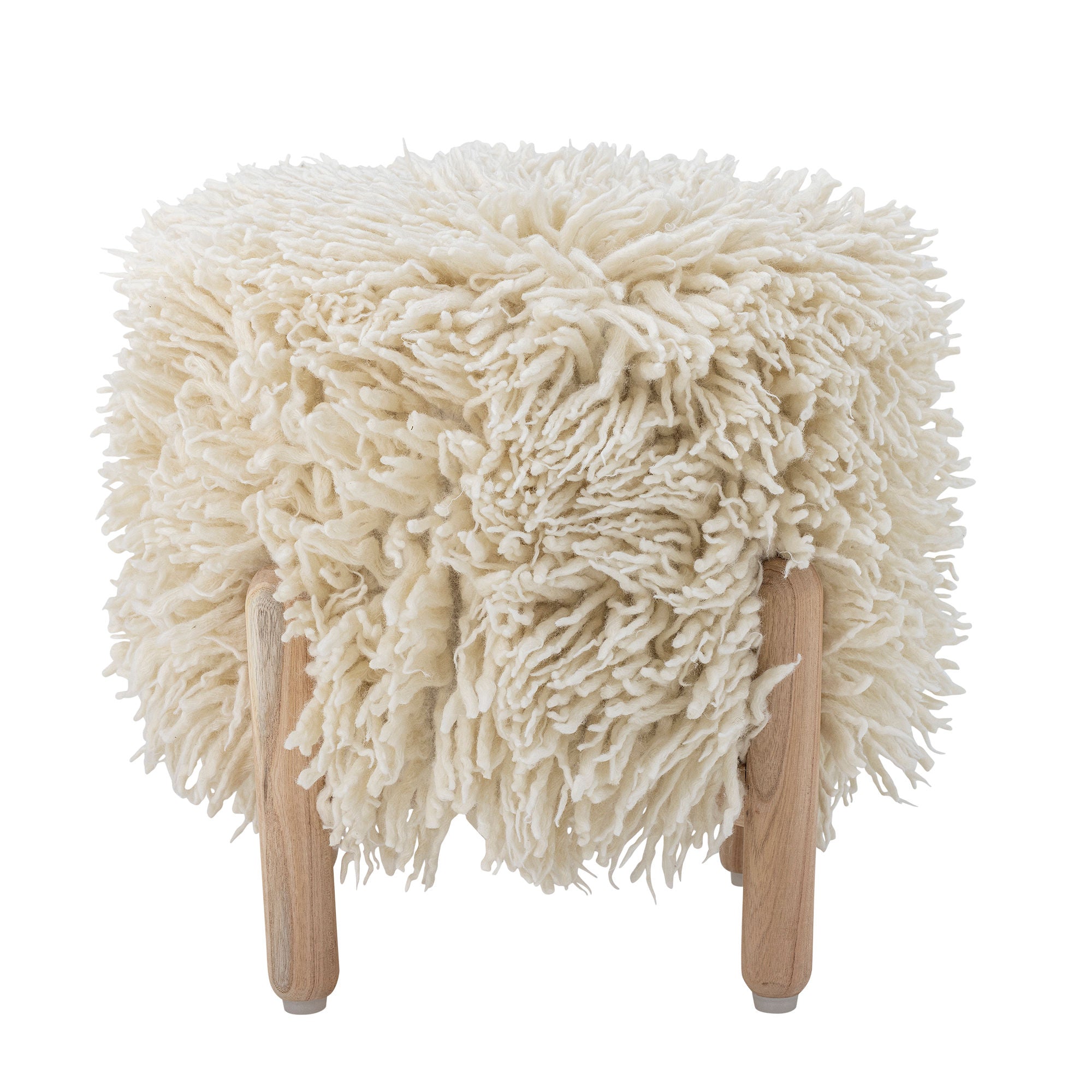 Bloomingville lomba stool, nature, wool