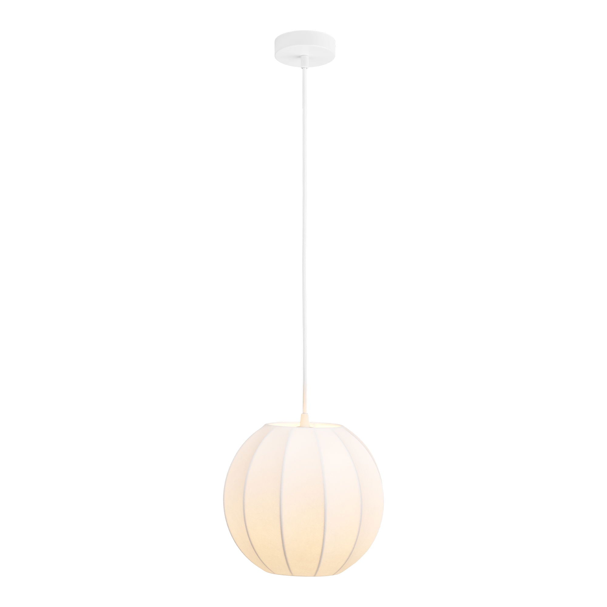 Coventry pendant - pendant, white Ø25 cm