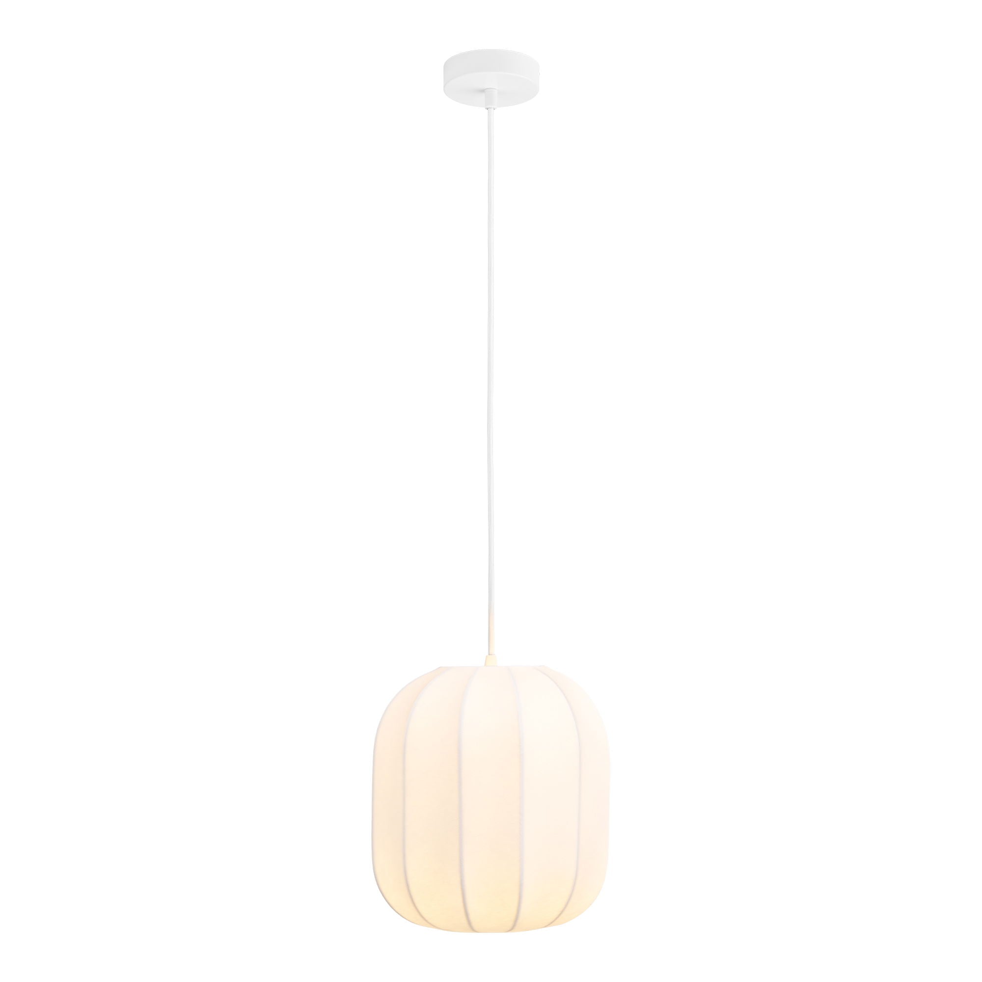 Coventry pendant - pendant, white Ø25 cm
