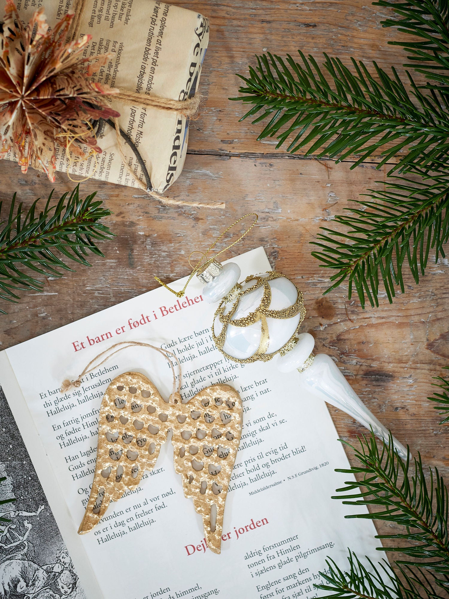 Bloomingville Star Ornament, Nature, FSC® mix, paper