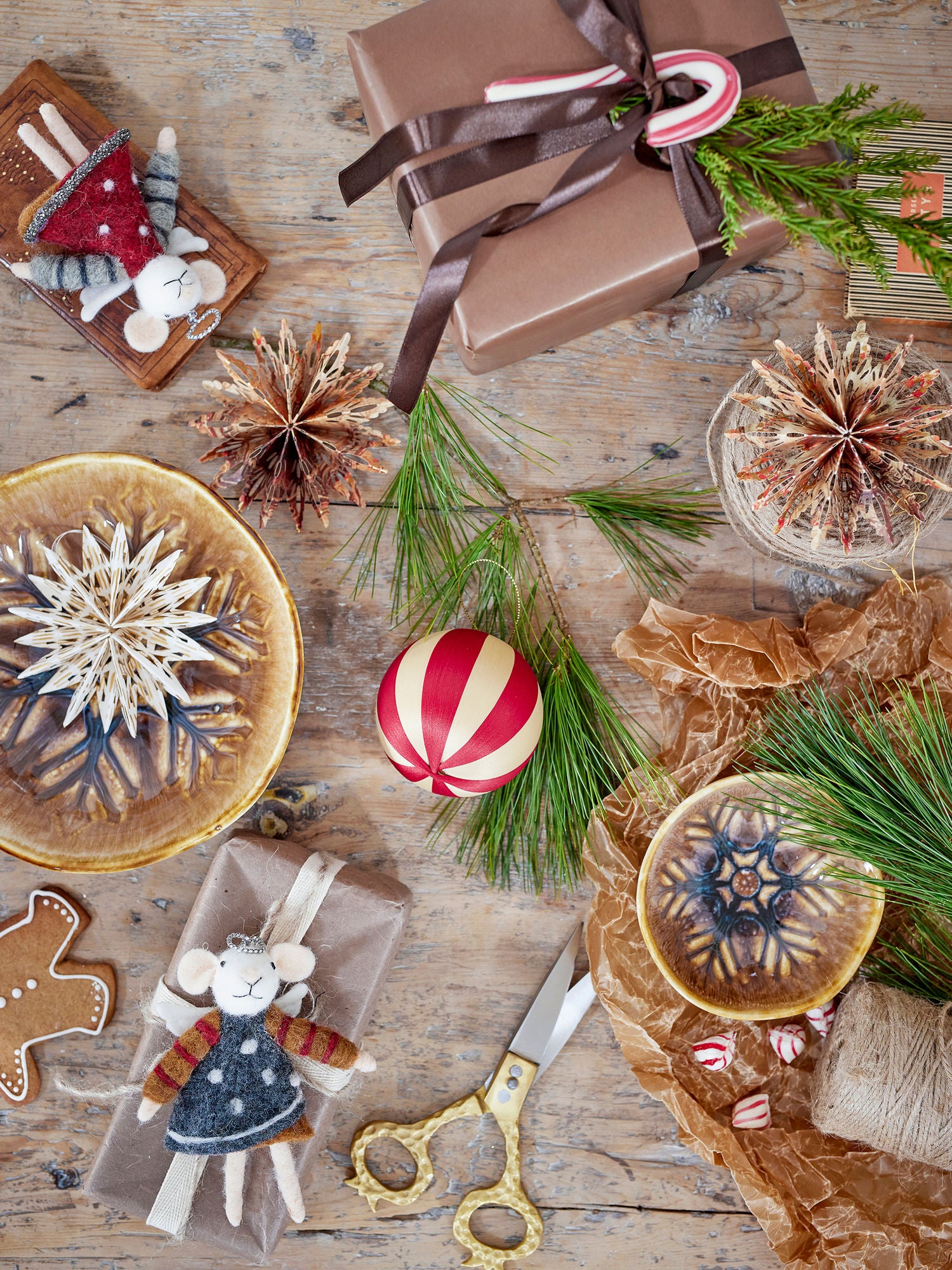 Bloomingville Star Ornament, Nature, FSC® mix, paper