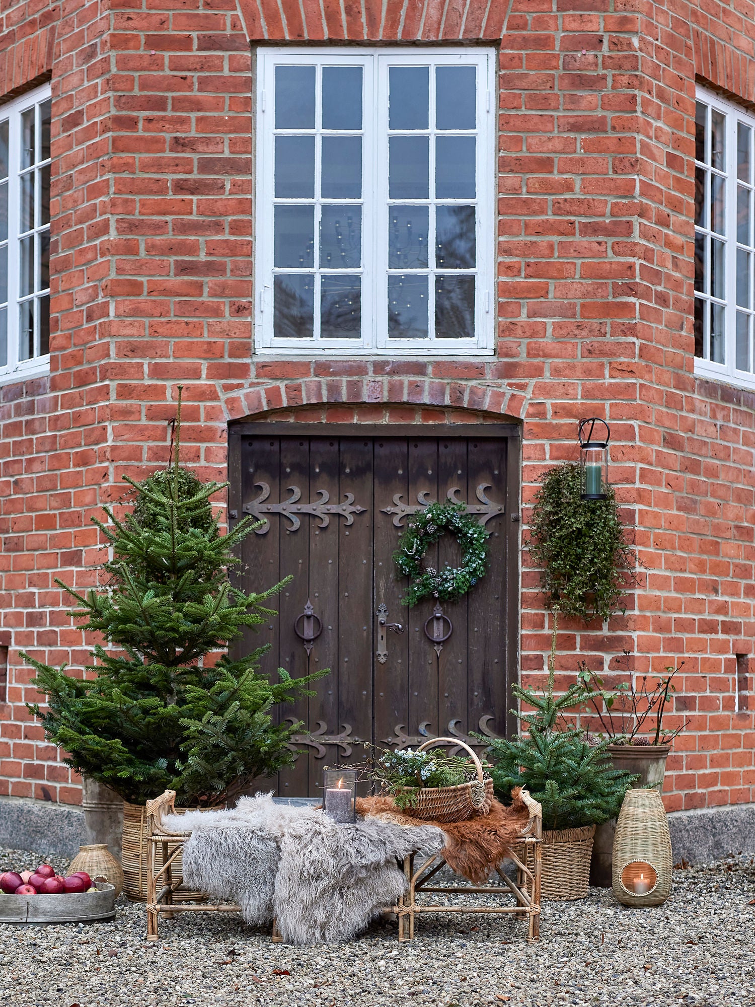 Bloomingville Cedar Wreath, Green, Artificial Flowers