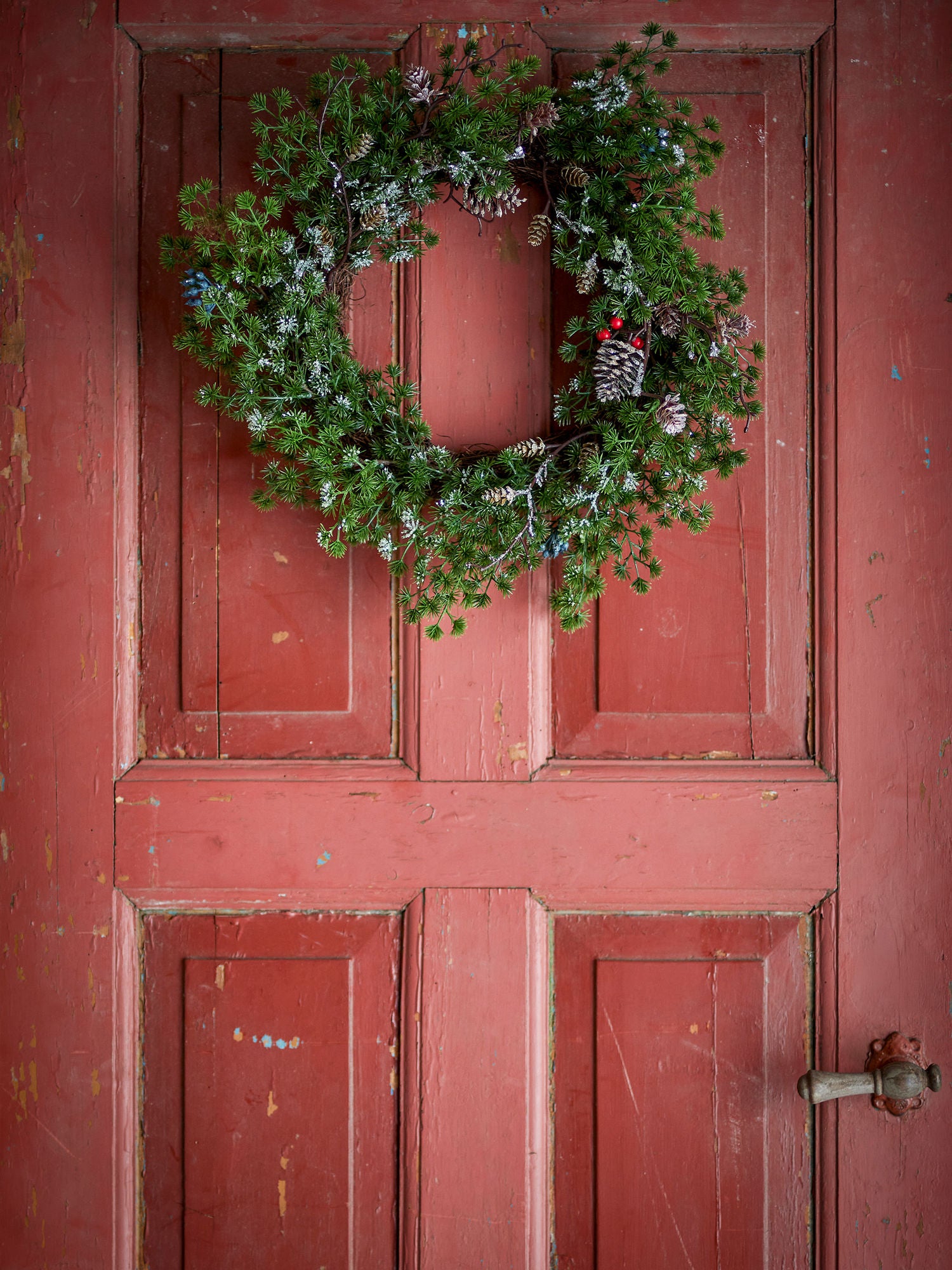 Bloomingville Cedar Wreath, Green, Artificial Flowers