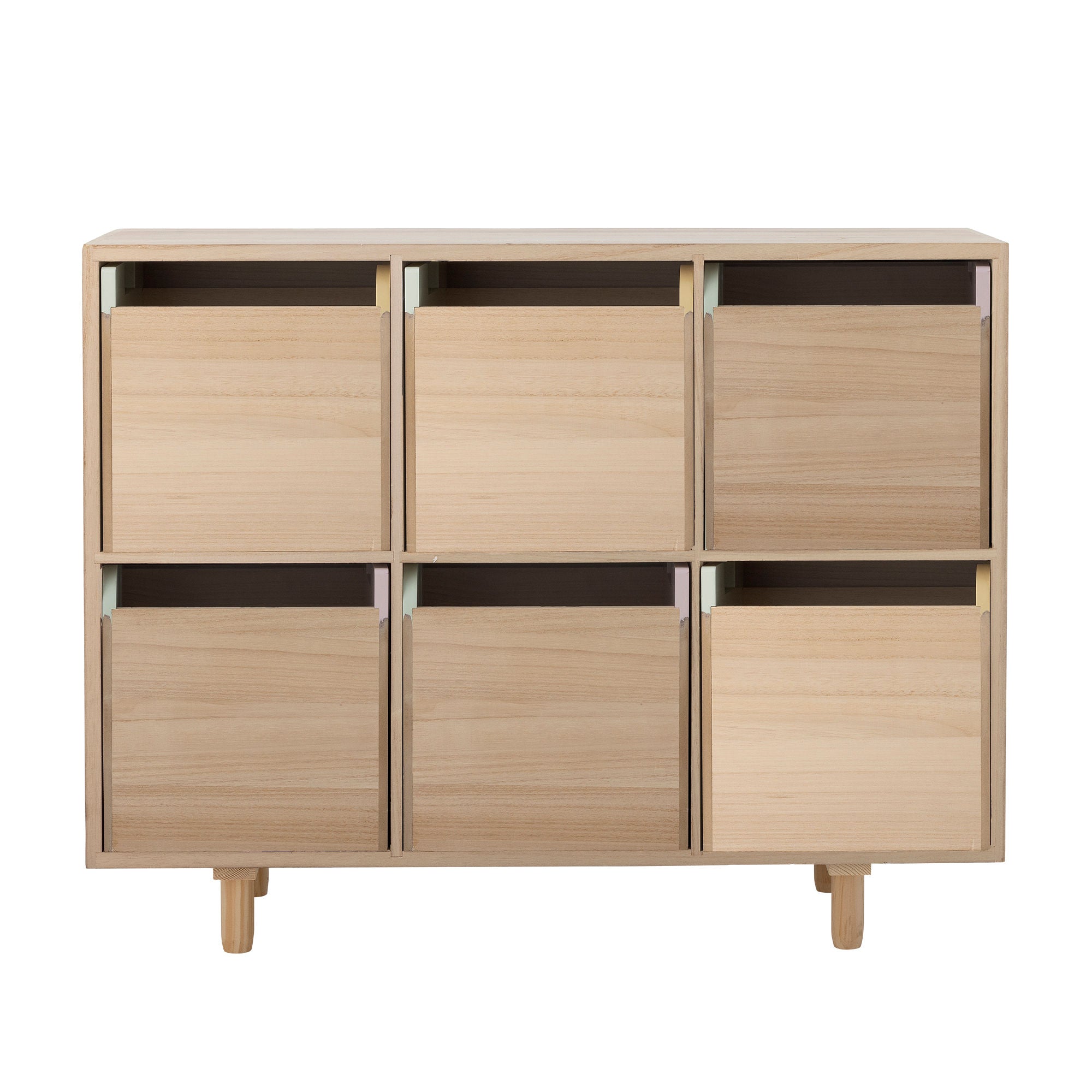 Bloomingville Mini Calle Bookcase w/drawers, nature, emperor