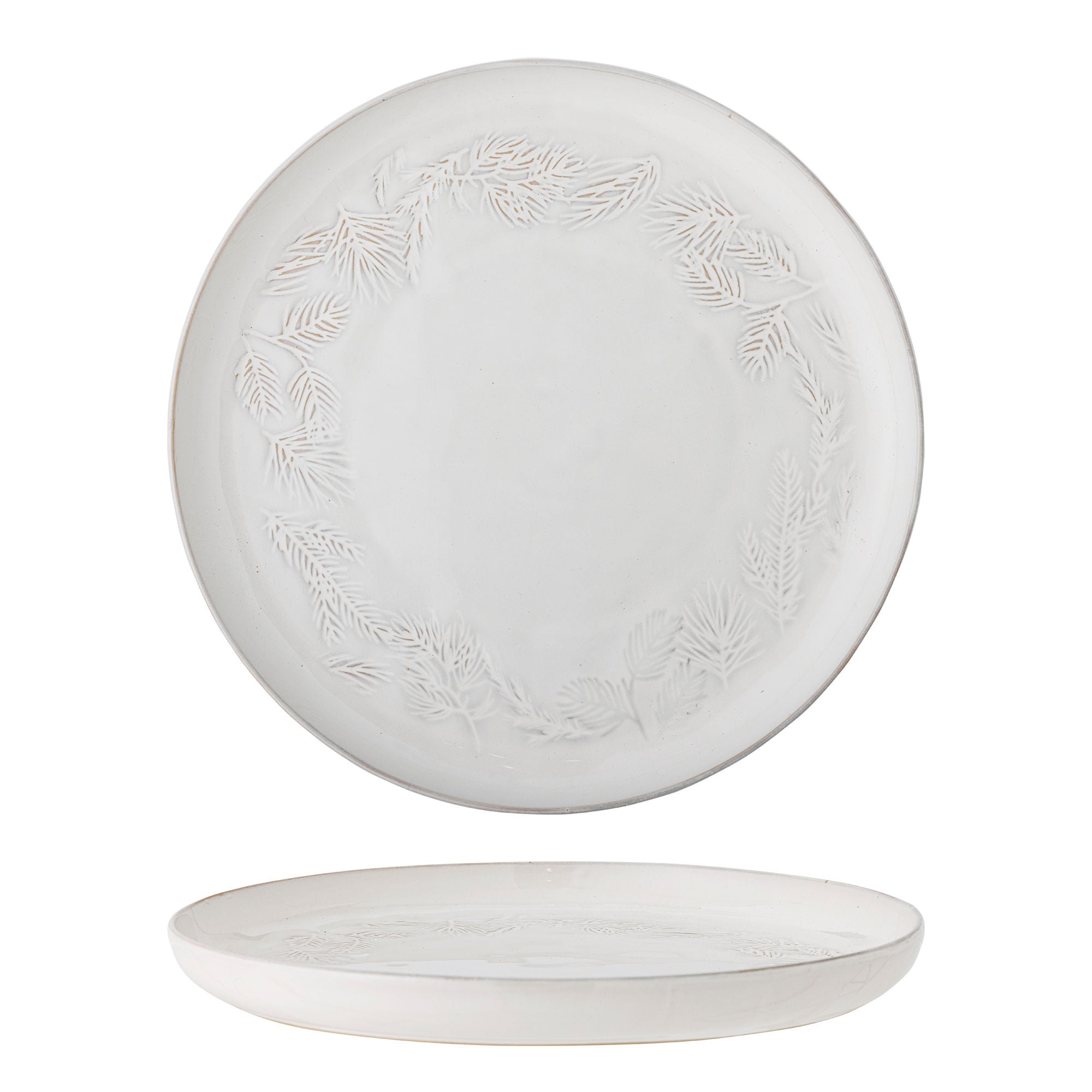 Bloomingville Winter serving dish, nature, stoneware