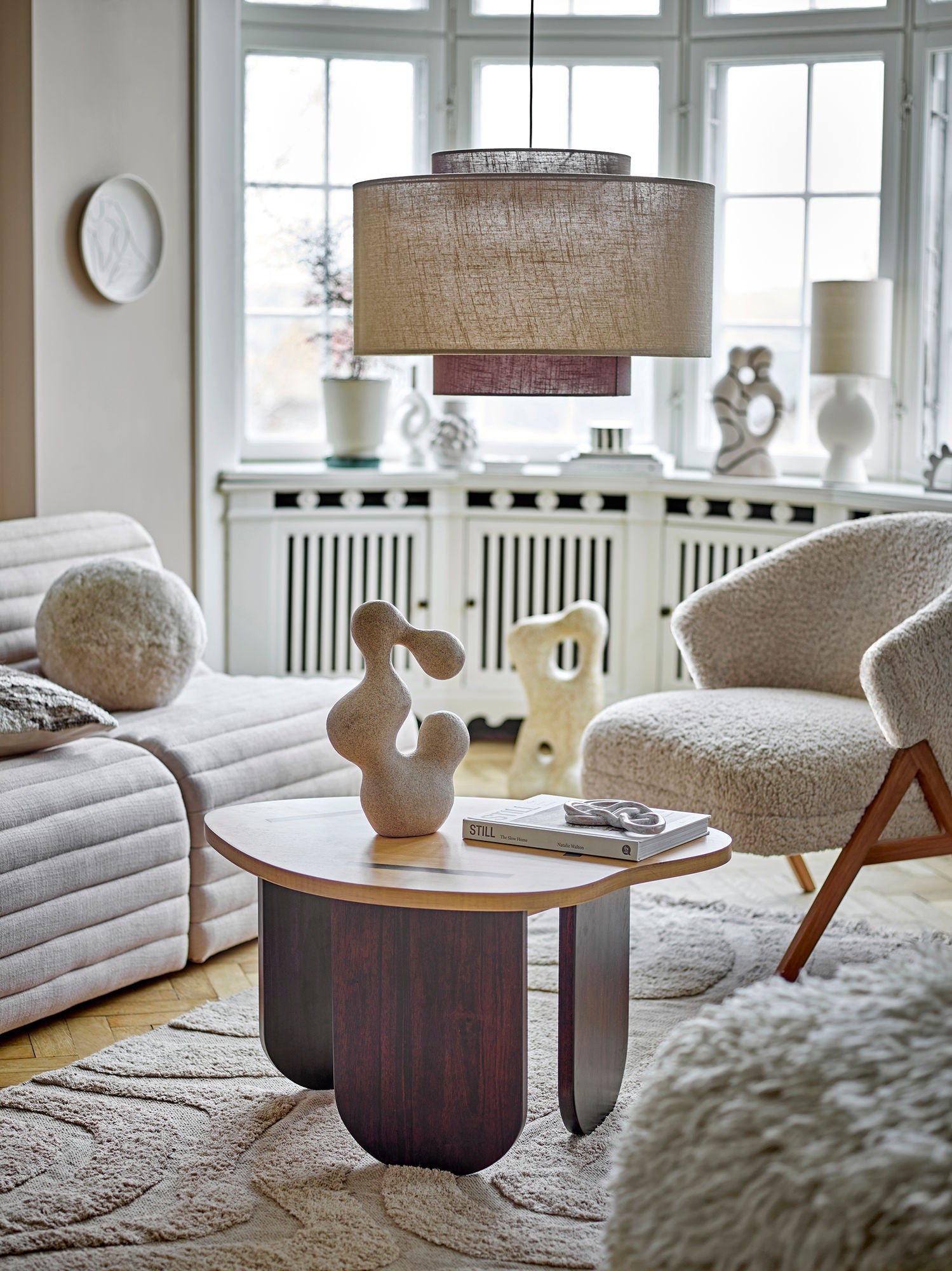 Bloomingville Camino Lounge chair, nature, rubber tree