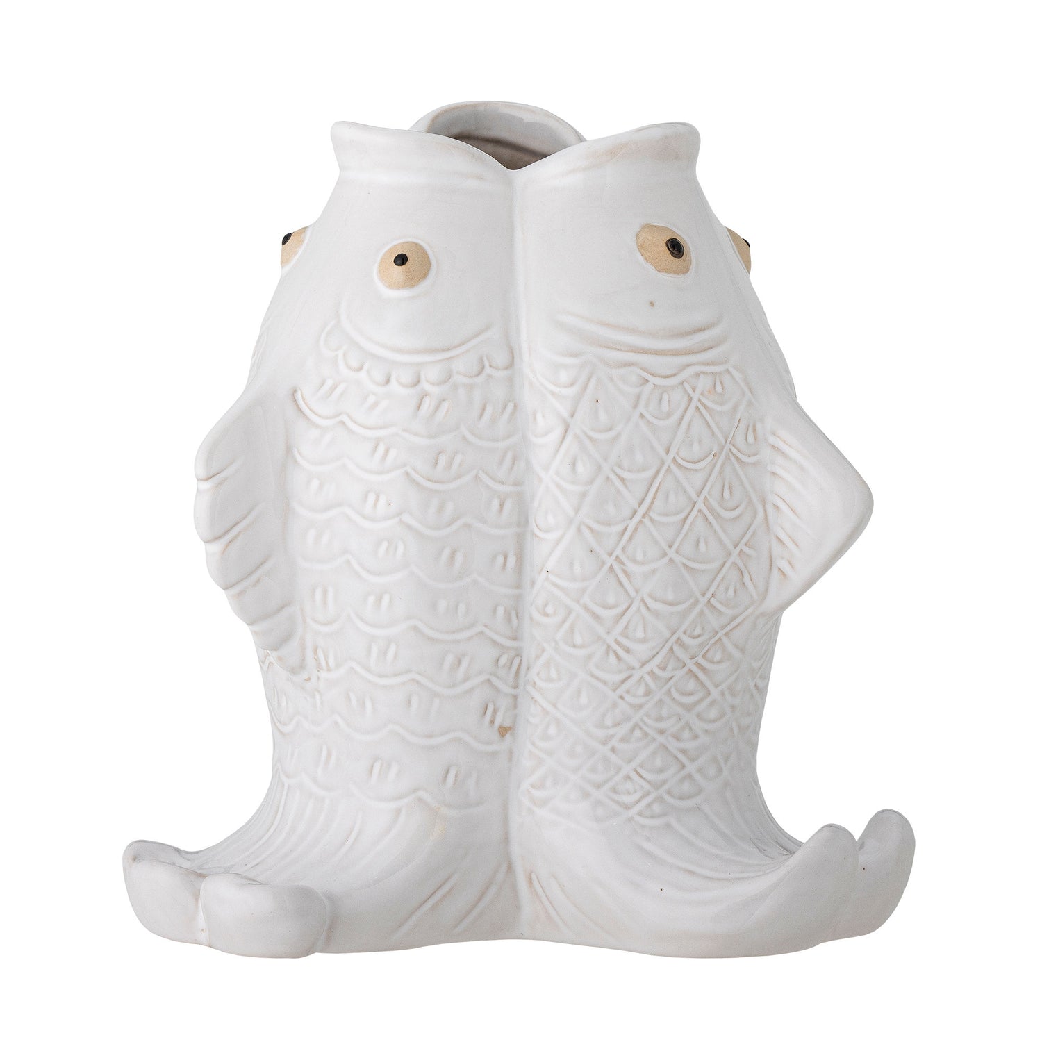 Creative Collection Fili Vase, White, Stoneware