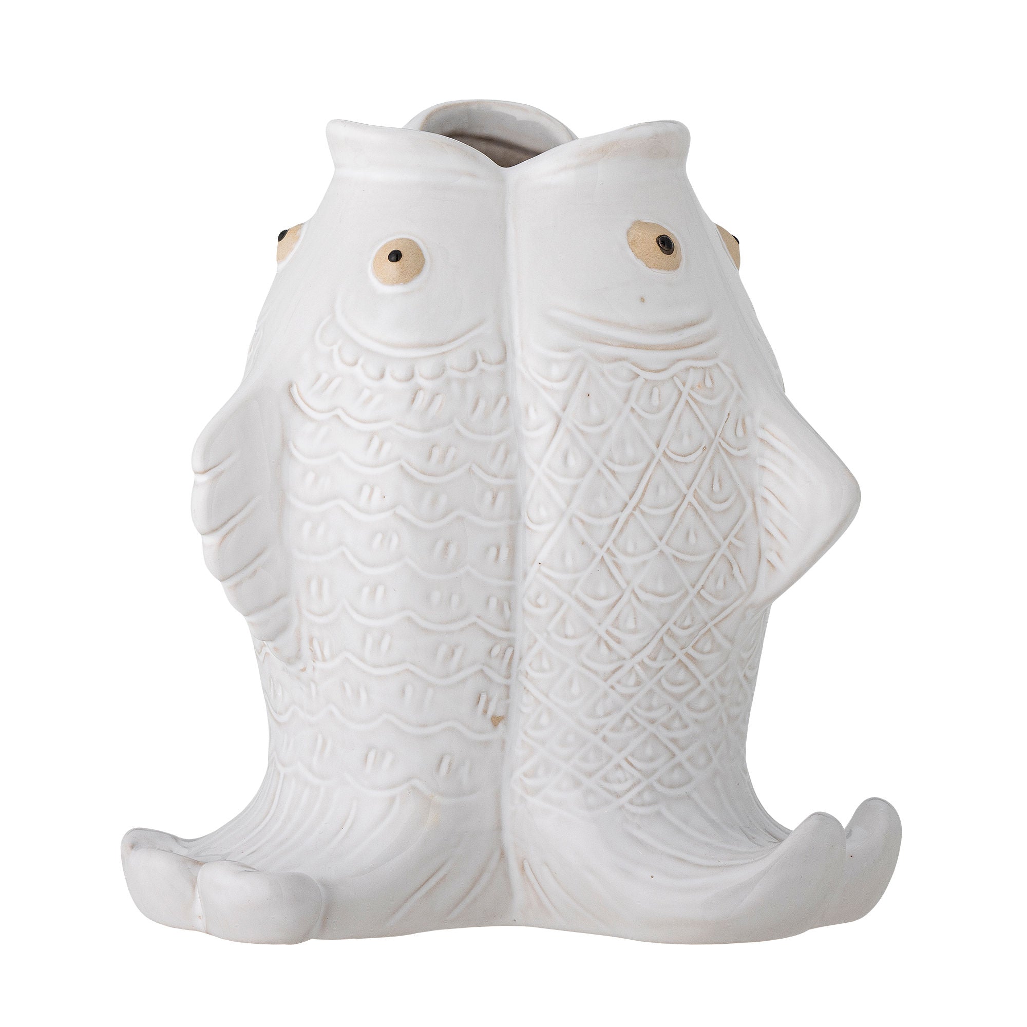 Creative Collection Fili Vase, White, Stoneware