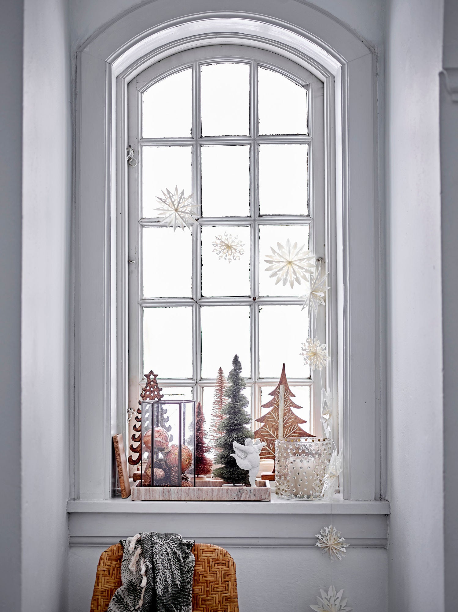 Bloomingville Bellac garlands, white, fsc® mix, paper