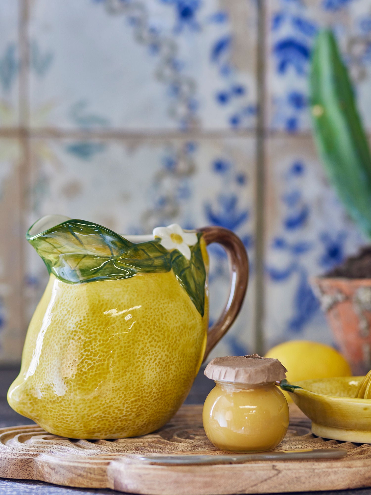 Creative Collection Limone Pitcher, Yellow, Stoneware