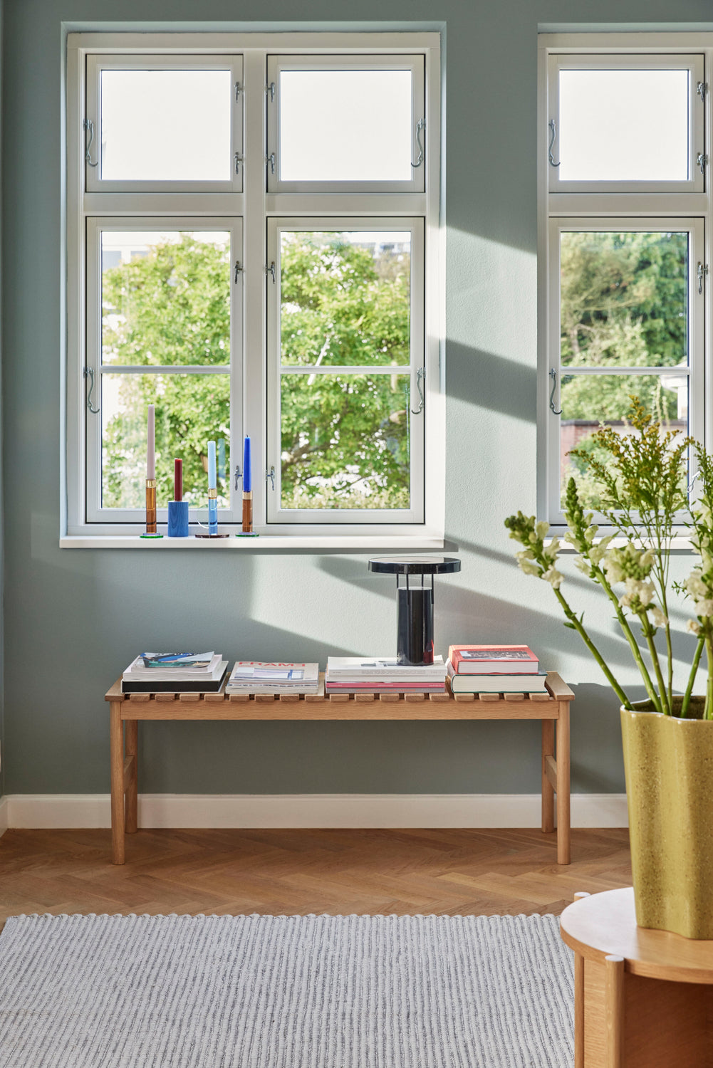 Row Bench Large Natural - 122x40xh45cm