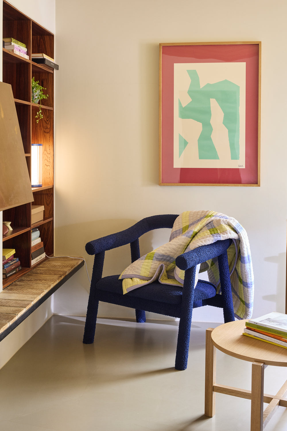 Four Coffee table Natural (set of 2) - ø68xh42cm, ø48xh55cm