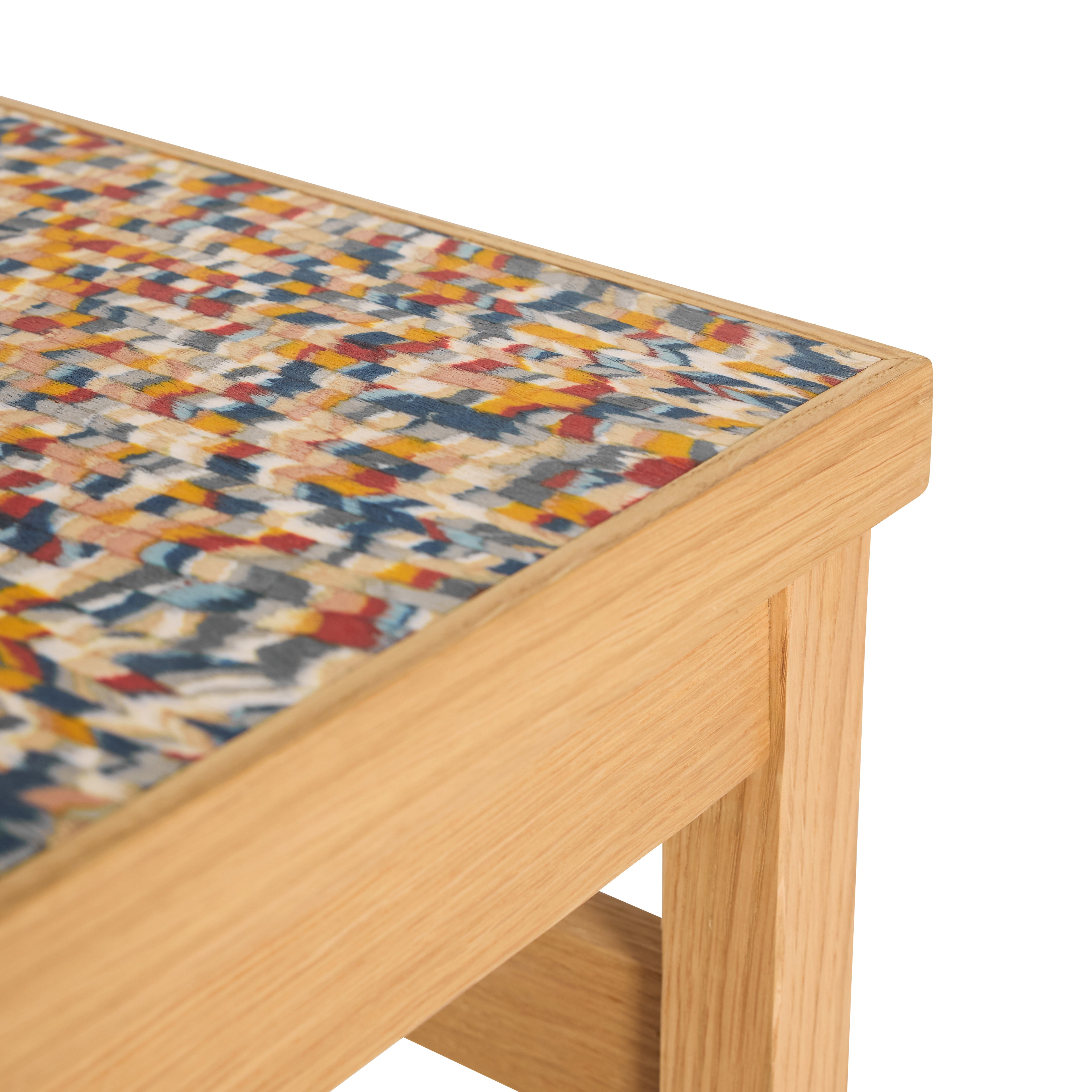Confetti Side Table Multicolored - 40x40xh38cm