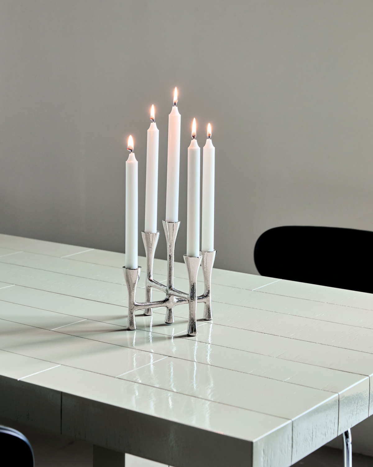 Candlestick, HDTristy, Silver finish