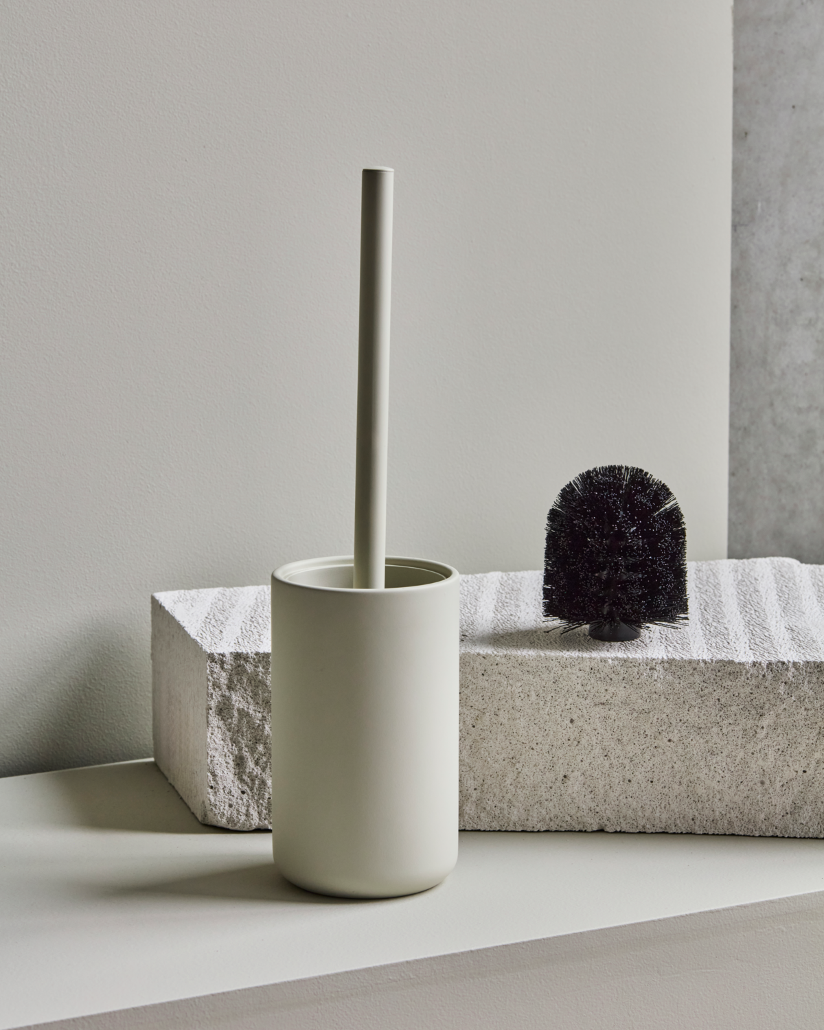 Toilet brush, HDWah, Off white