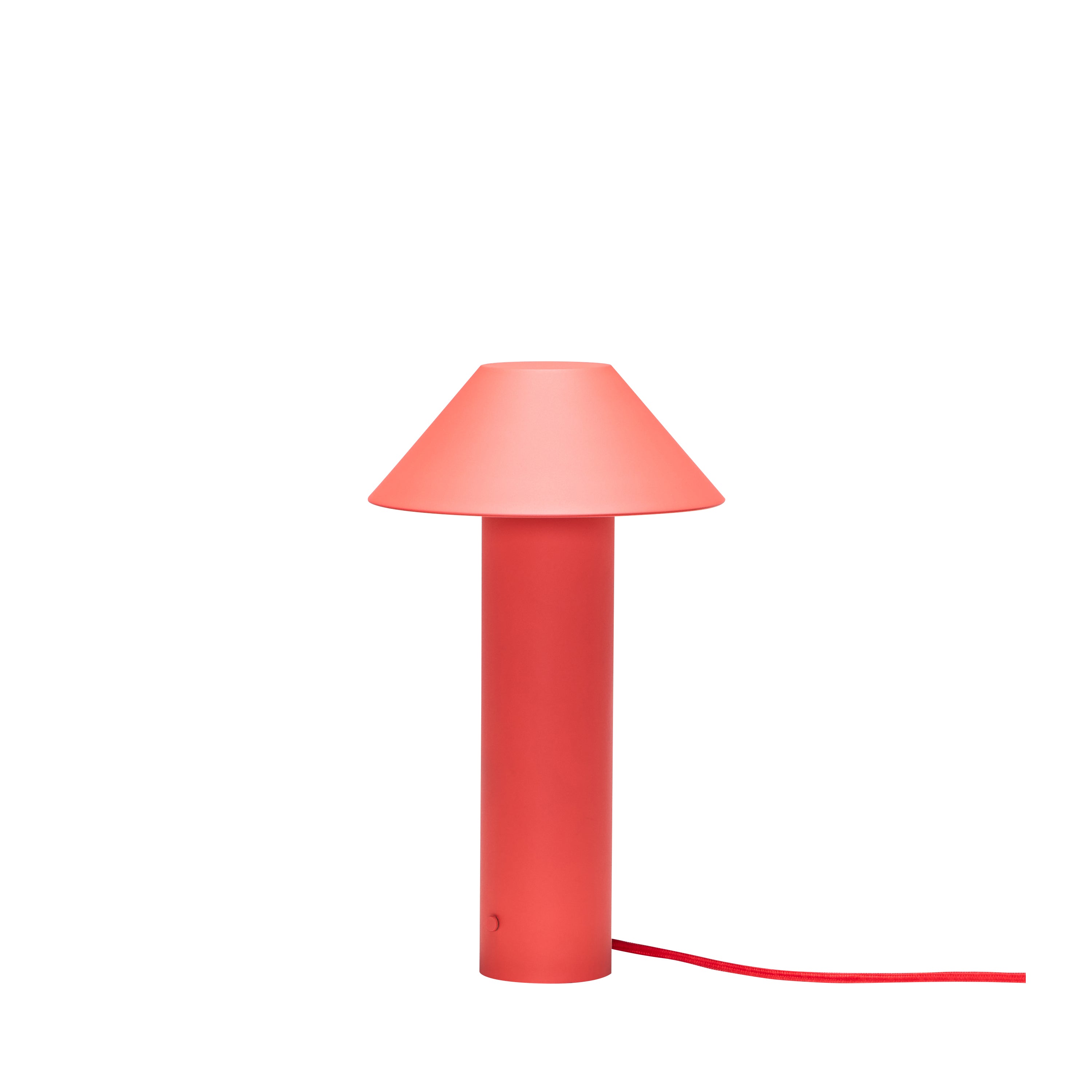 Tower Table Lamp Red - ø19xh32cm