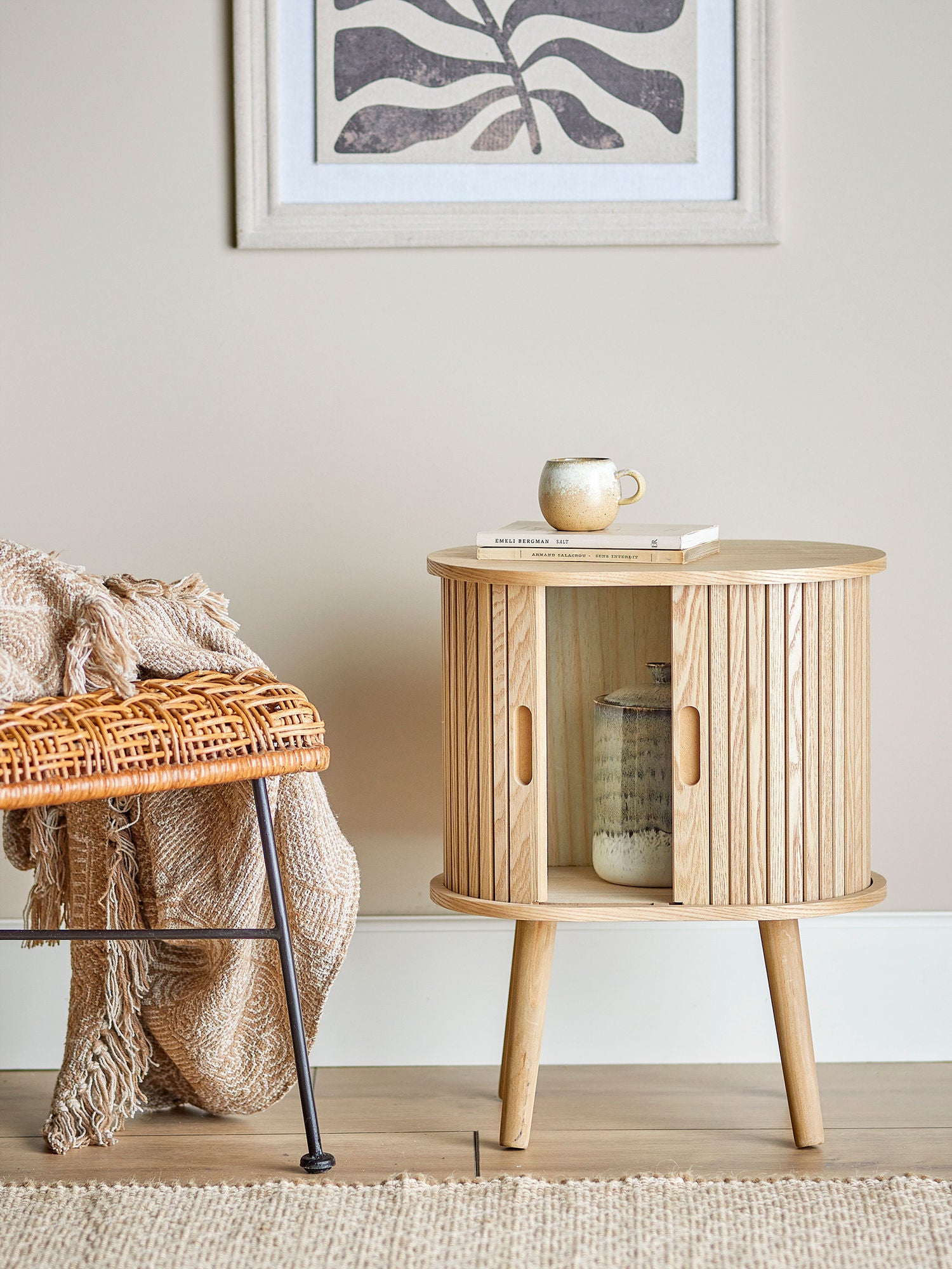Bloomingville Salento Cabinet, Nature, MDF