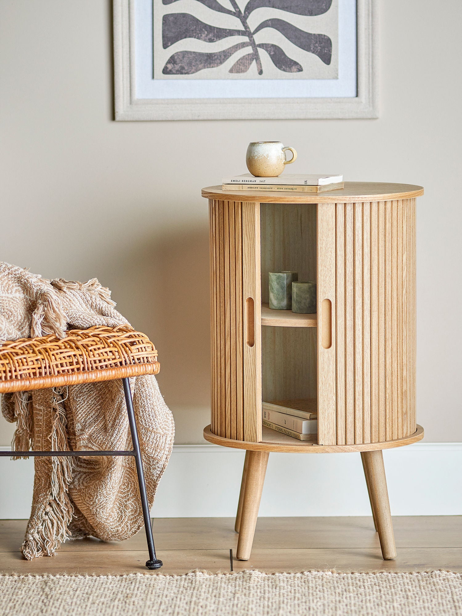 Bloomingville Salento Cabinet, Nature, MDF