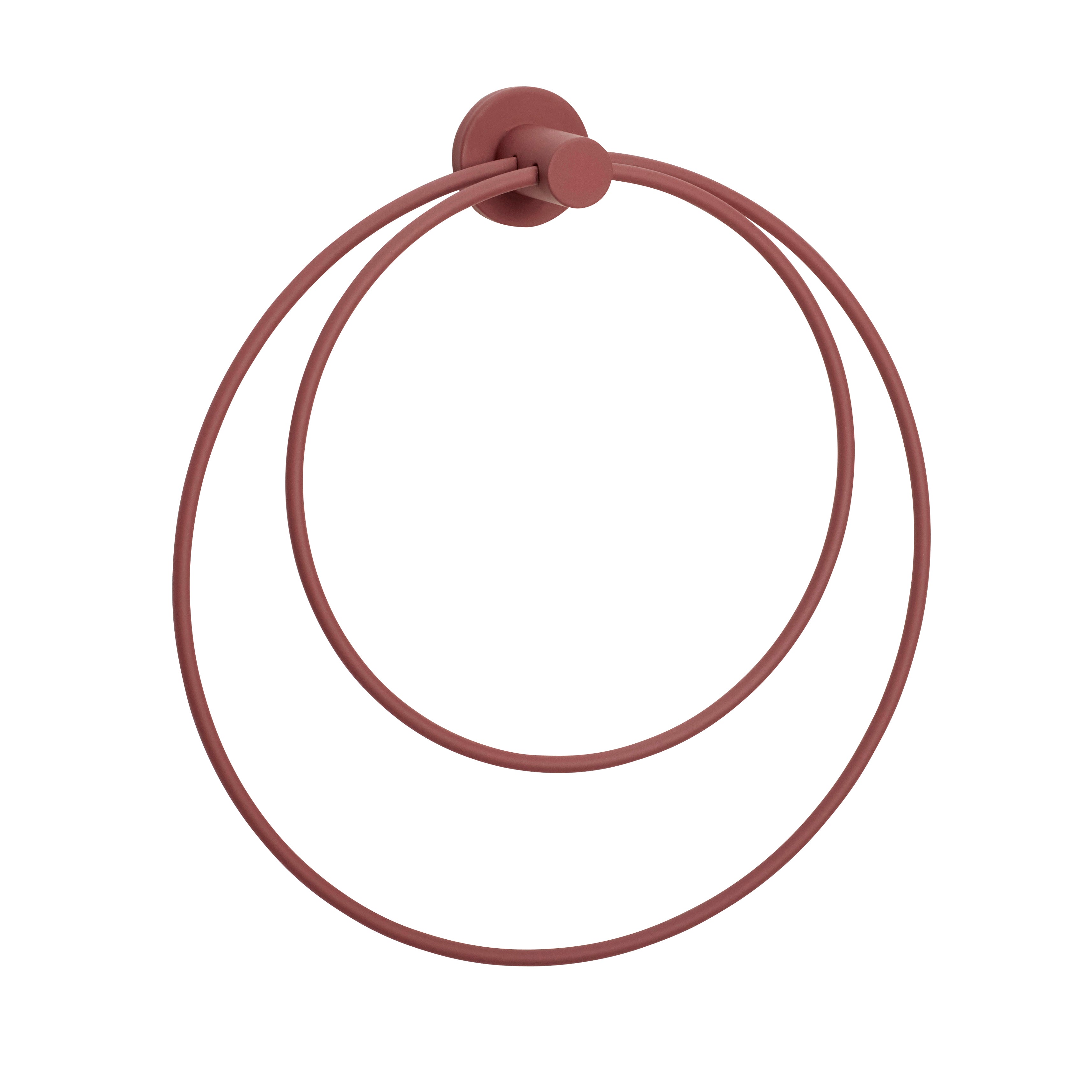Loop Towel holder Burgundy - 26x23cm