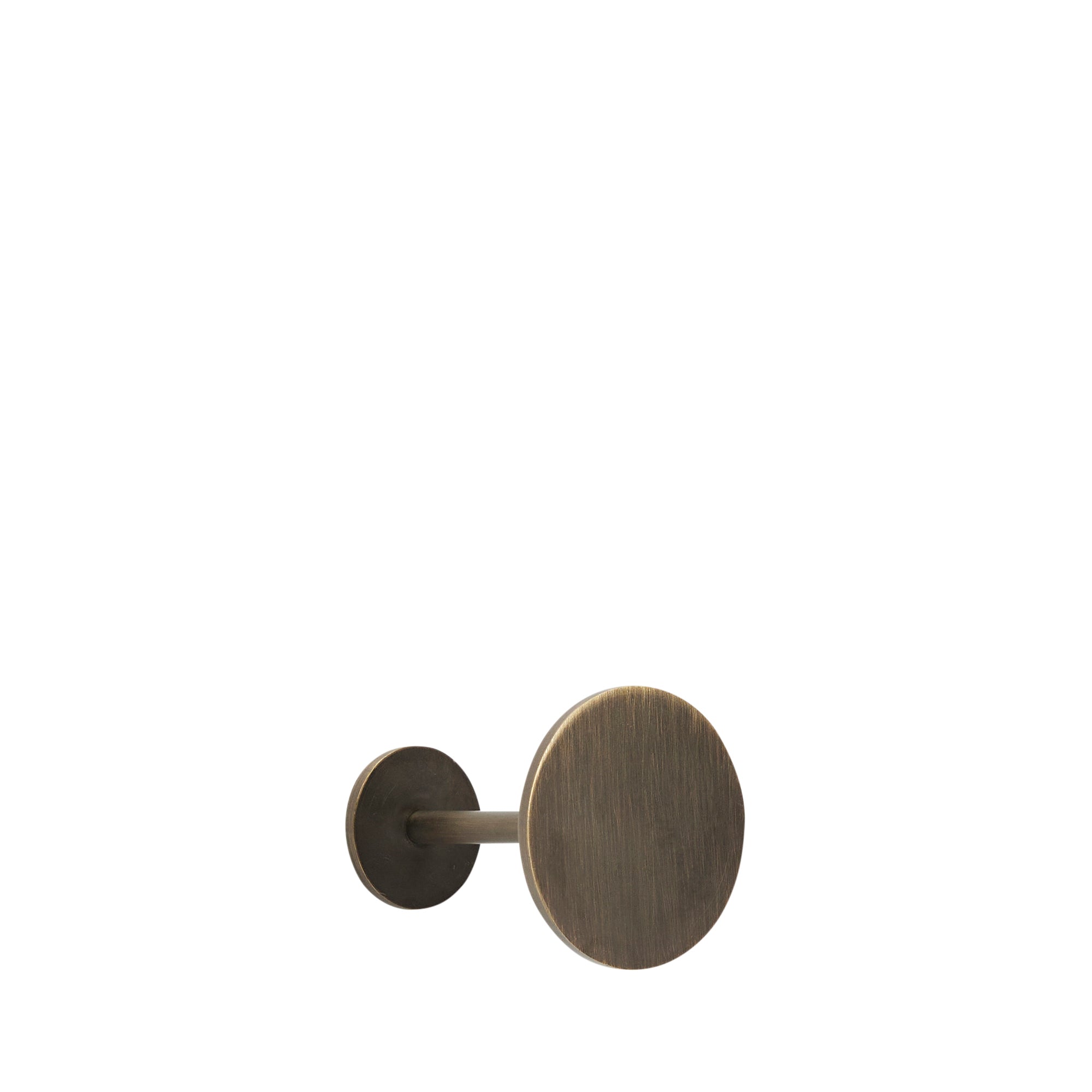 Flare Hook Burnished Brass - ø5xh6cm