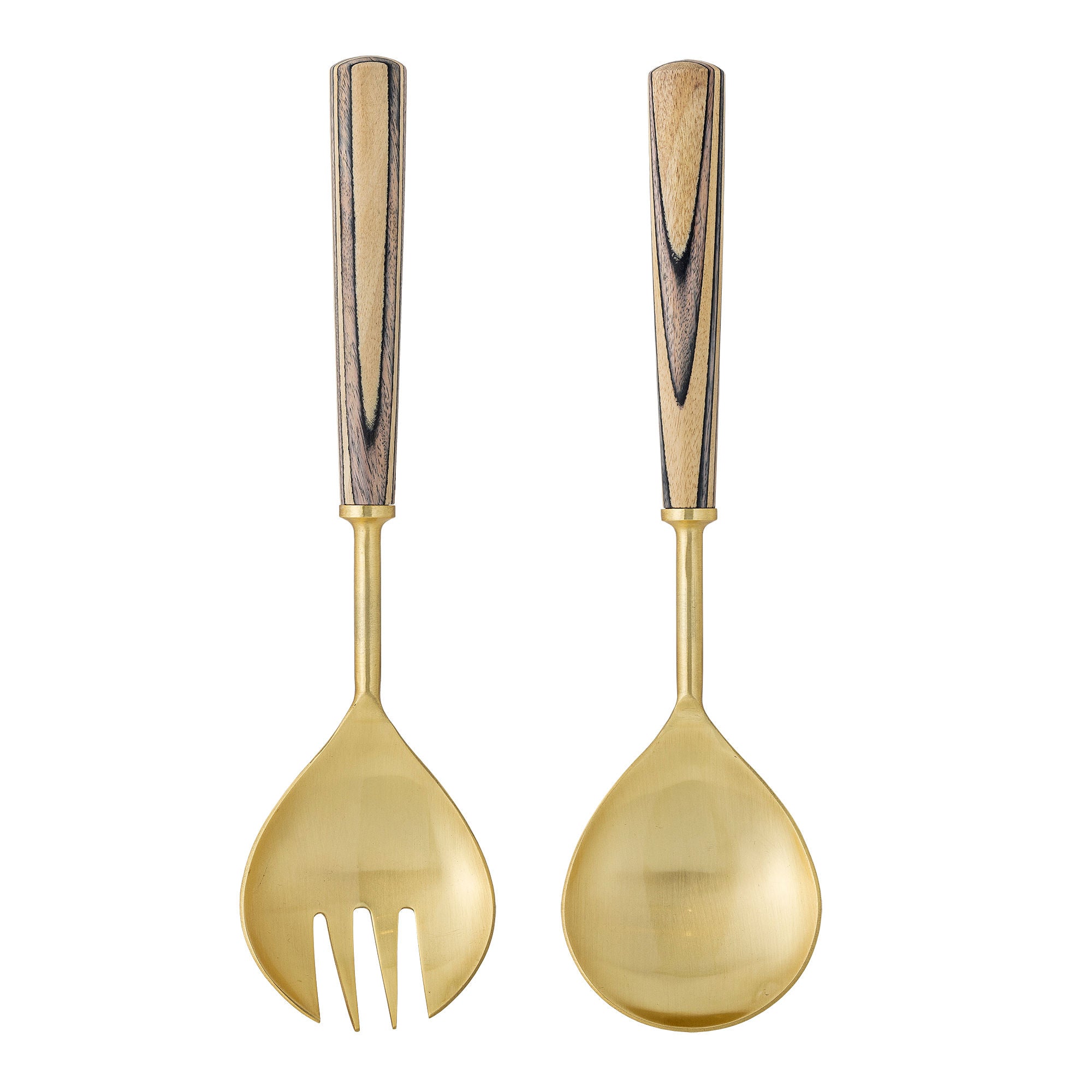 Bloomingville Fumio Salad Set, Gold, Stainless Steel