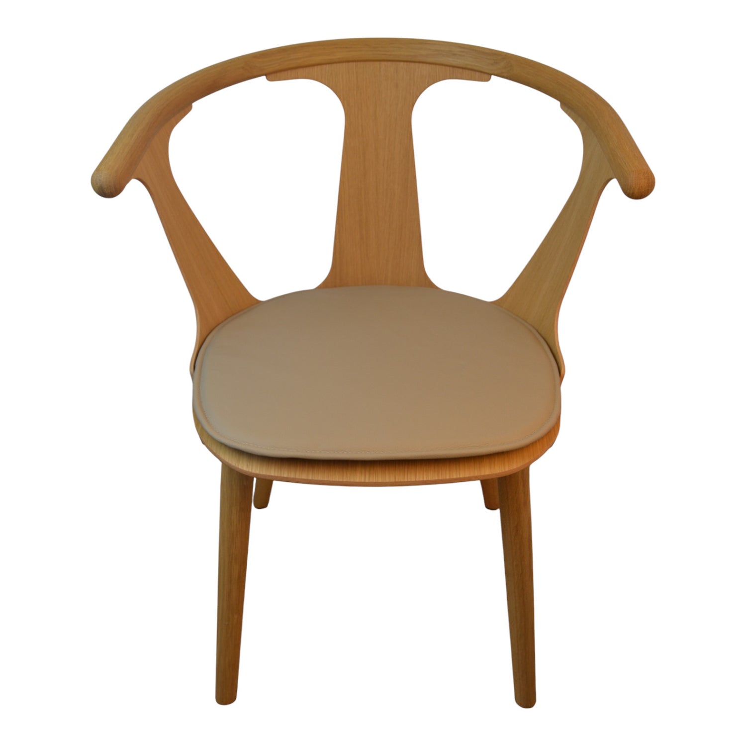 Luxury cushion to & tradition SK1 in Between chair in - sand -colored leather