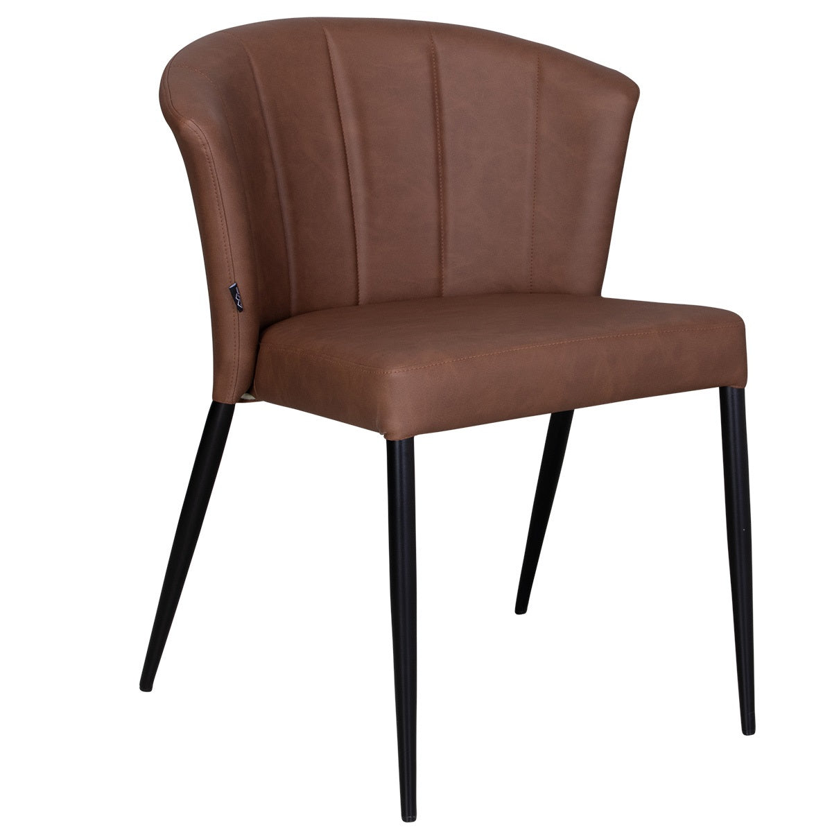 Dining table chair thor cognac pu