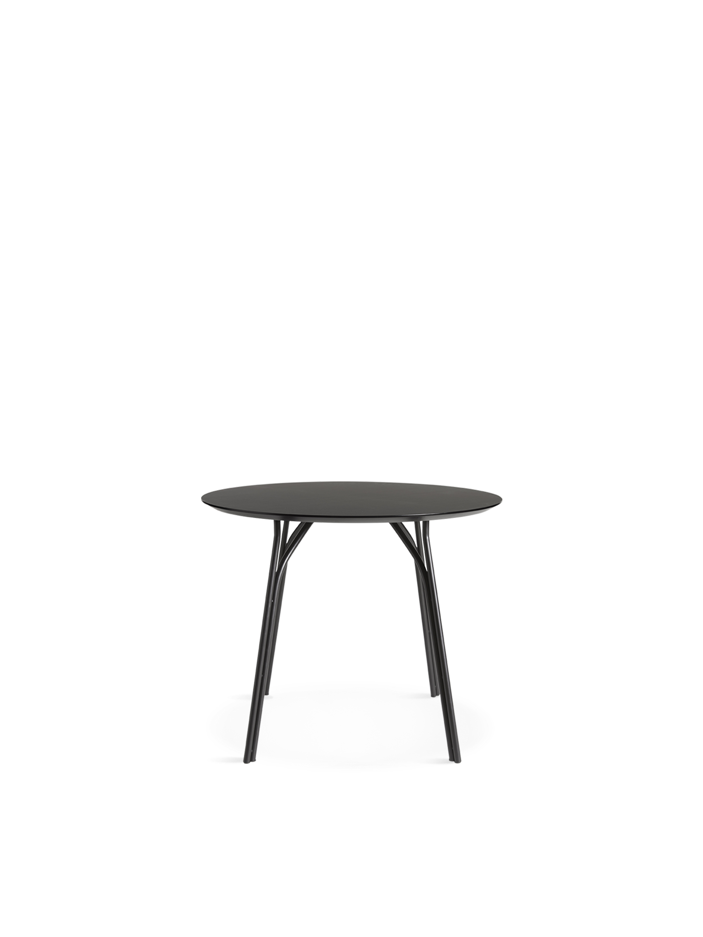 WOUD - Tree Dining Table (90 cm) - Black/Black