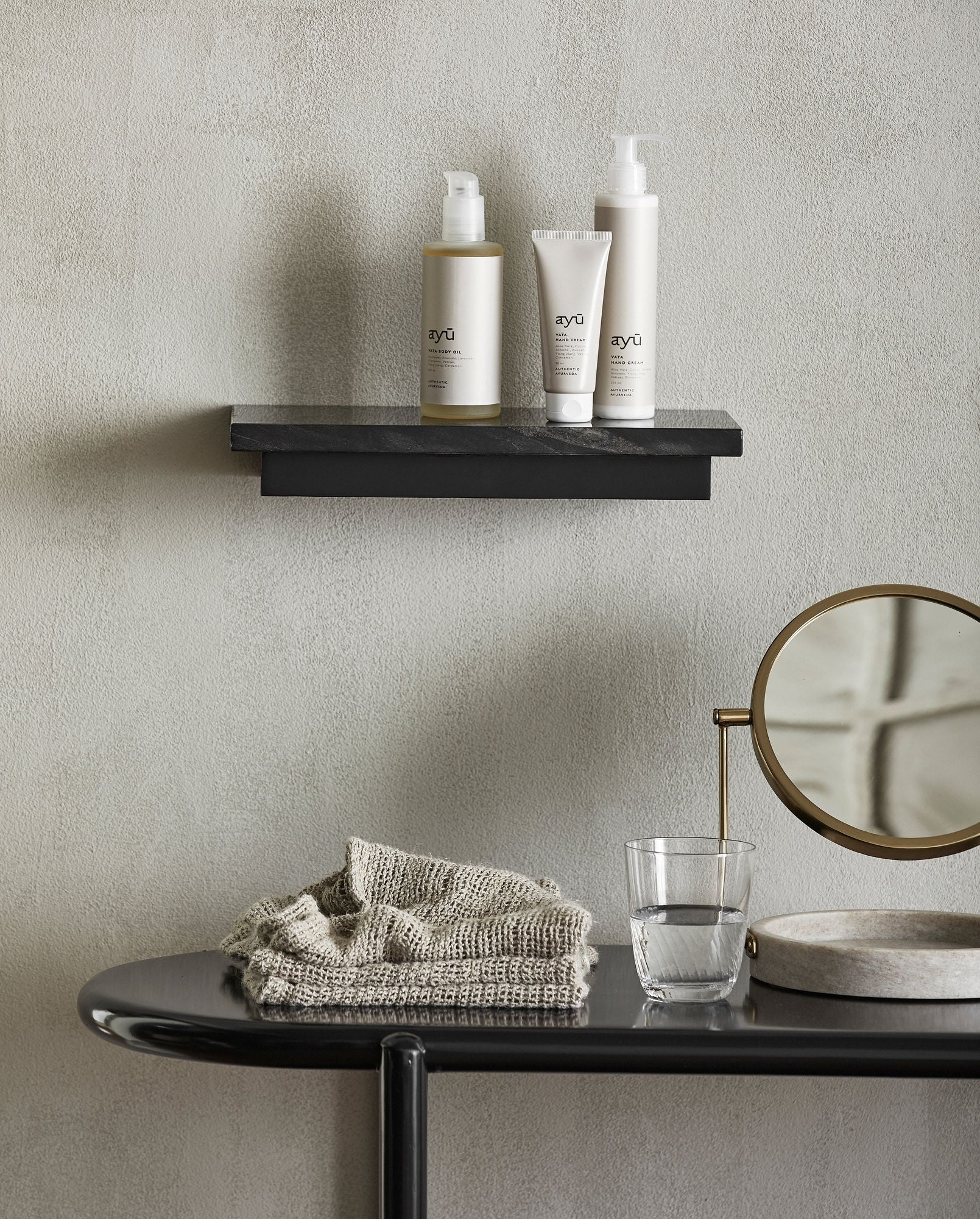 Garo drinking glass - H9.5 cm - Clear glass