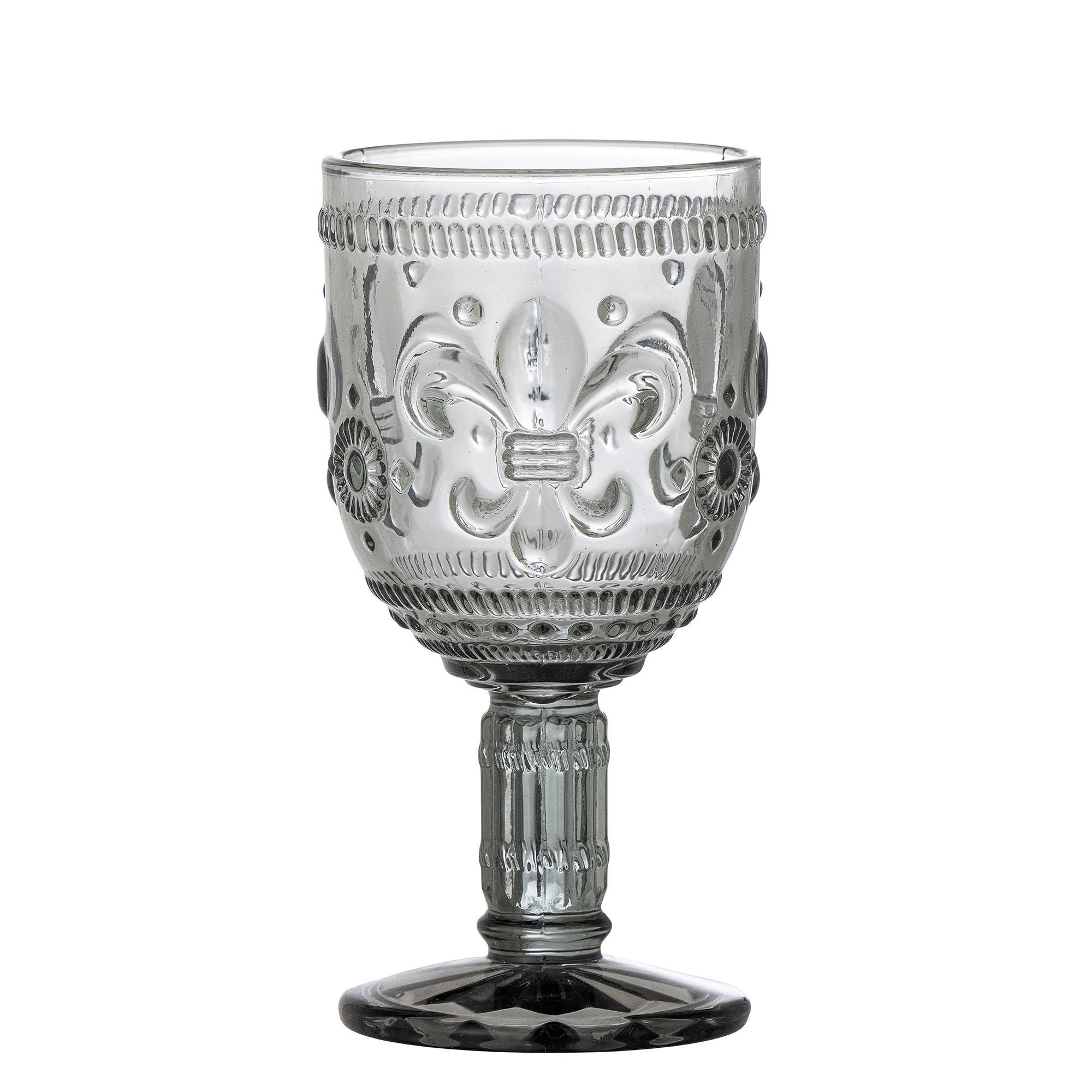 Creative Collection Cordelia wine glasses, gray, glass