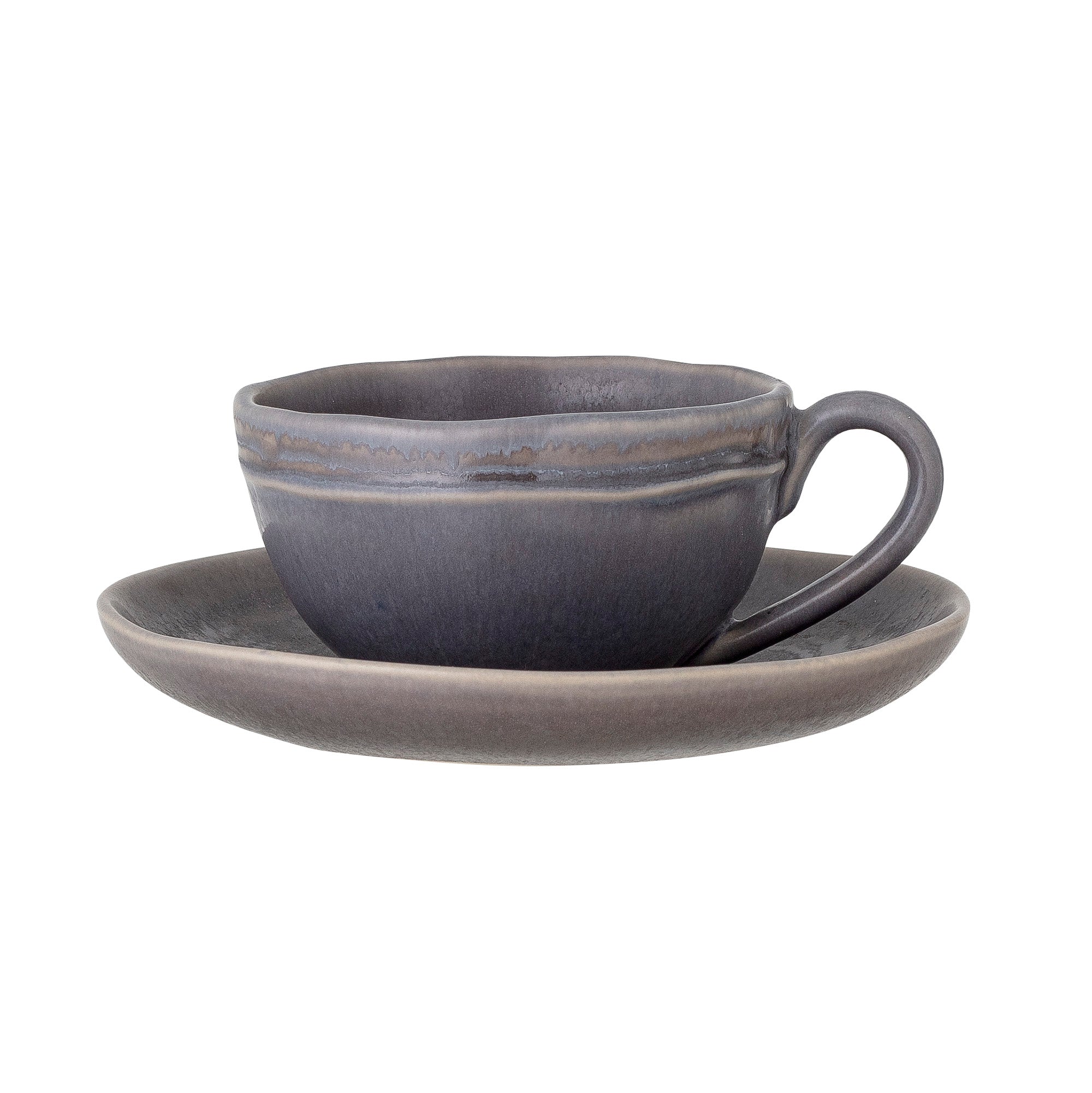 Raben Cappuccino Kop m/Underkop, GrĂ¥, Stentøj - BLOOMINGVILLE - DesignGaragen.dk
