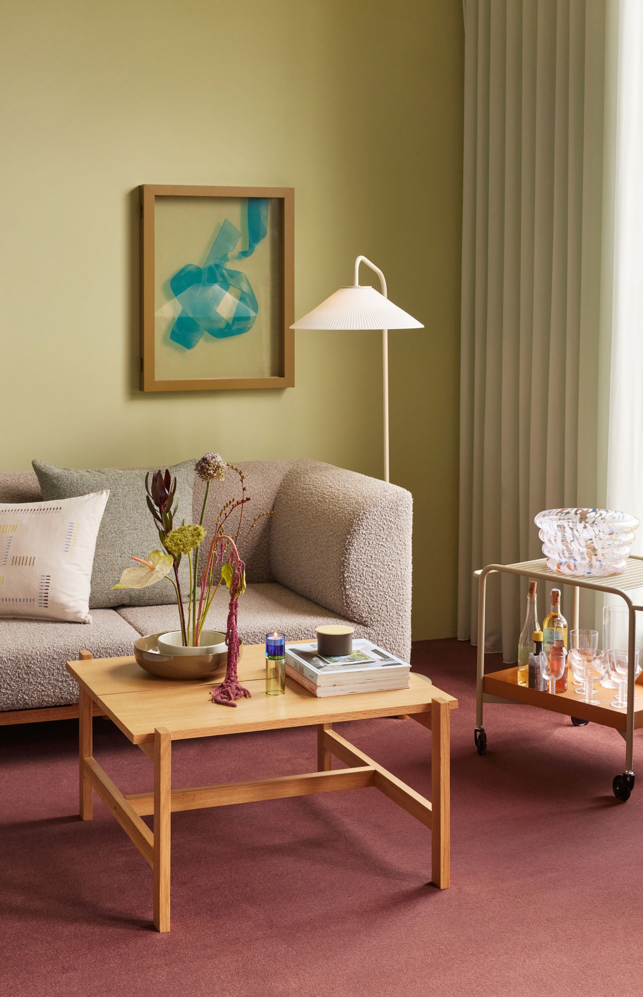 Hübsch dash coffee table nature