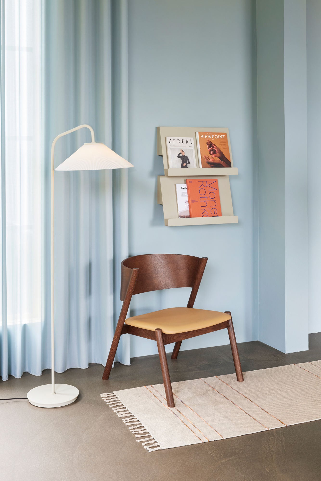 Hübsch Solid floor lamp sand