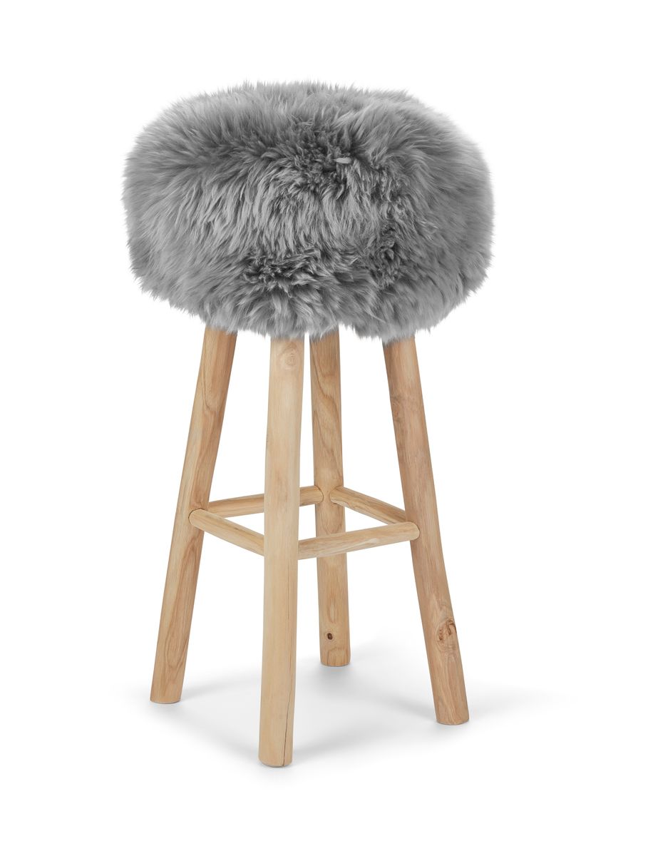 Cover for barstool/stool | Long-haired | New Zealand | D35 cm